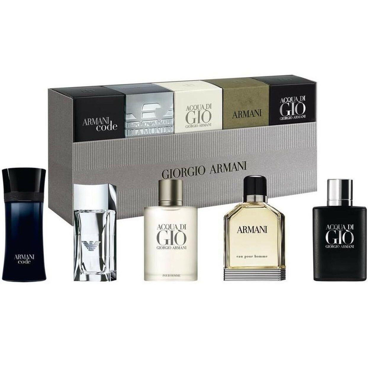 Bộ Giftset nước hoa mini Giorgio Armani nam 5 chai