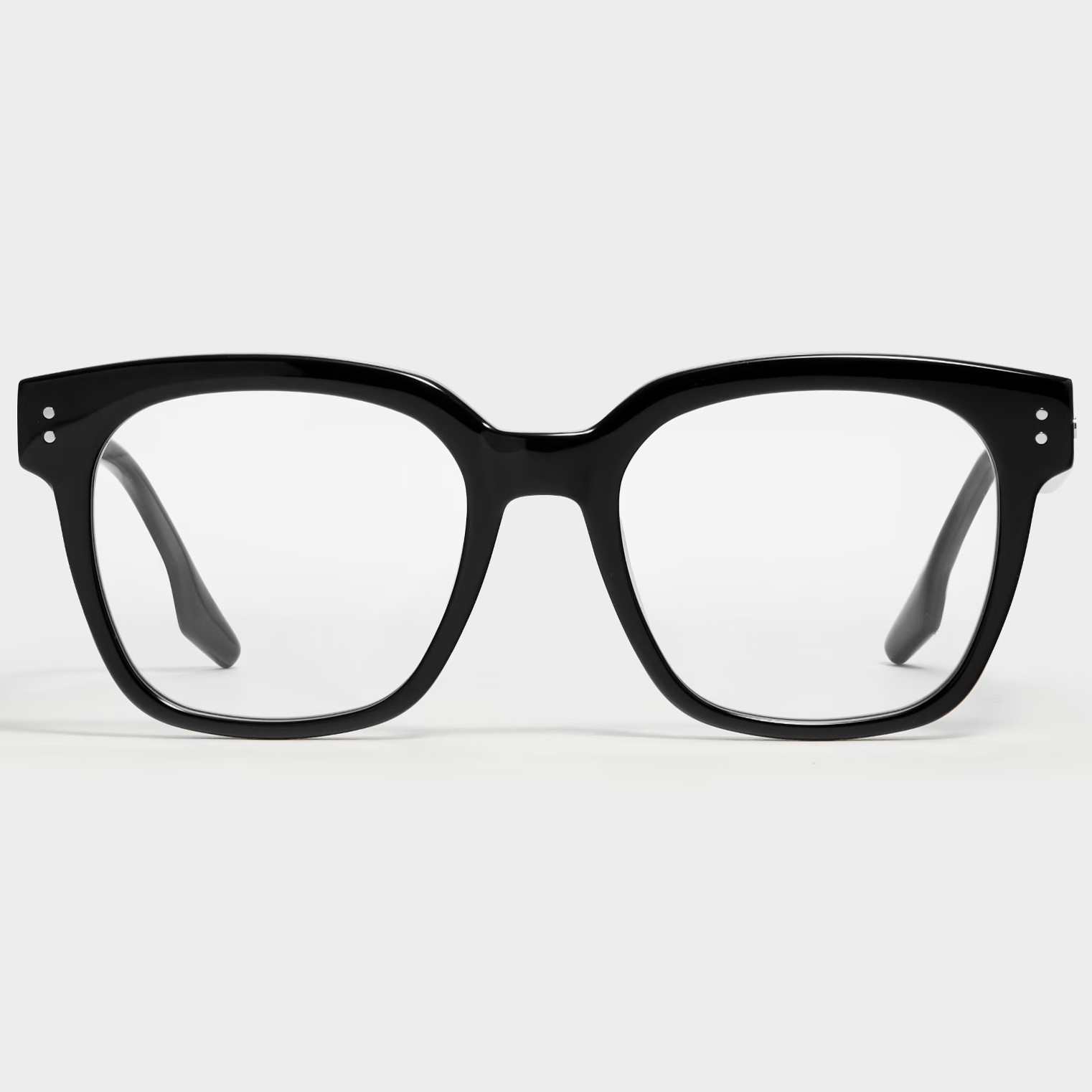 Kính giả cận unisex Gentle Monster Una C N 01 Square Black Acetate