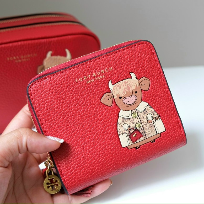 Ví Tory Burch mini nữ da thật | Bóp Tory Burch trâu cao cấp