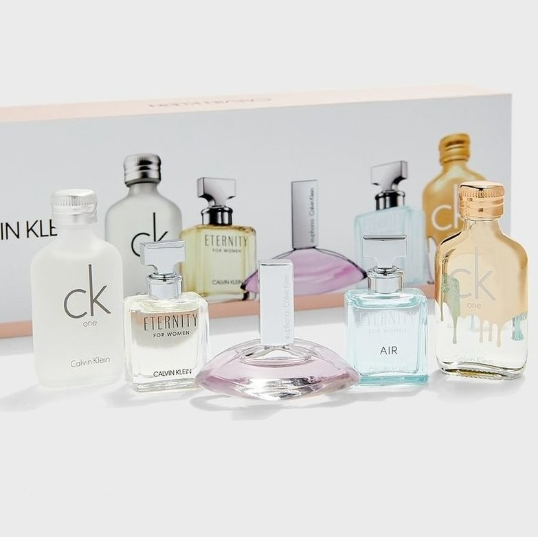 Set nước hoa mini Calvin Klein Deluxe EDP & EDT Fragrance Travel Collection  Gift Set Of 5 Miniatures Unisex