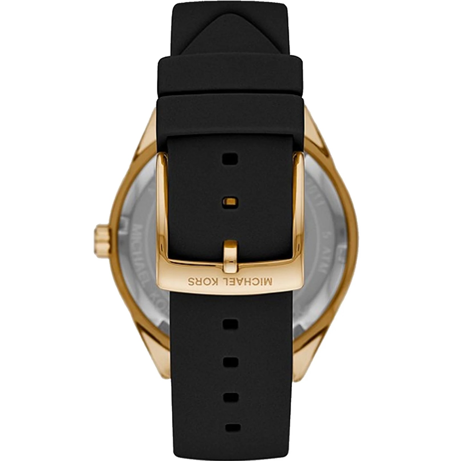 Đồng hồ đeo tay MK nữ Michael Kors Quartz Black Silicon Strap Women s Watch MK6944 1