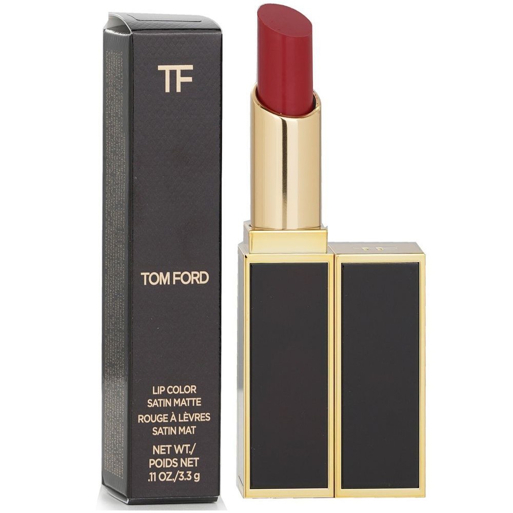 Son môi Tom Ford 92 Charmed Lip Color Satin Matte Đỏ Cherry 1