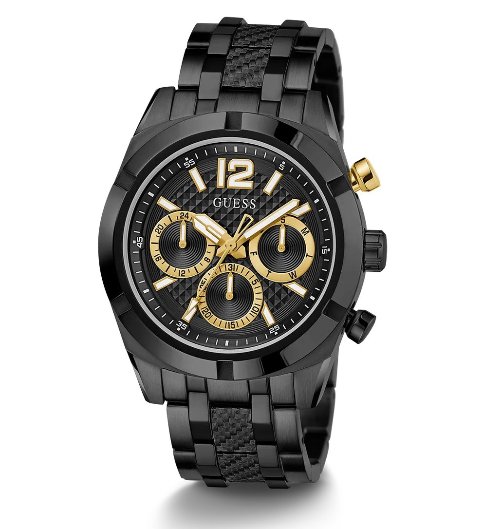 Đồng hồ đeo tay nam Guess Resistance Black Tone Mens Analogue Watch GW0714G4 3