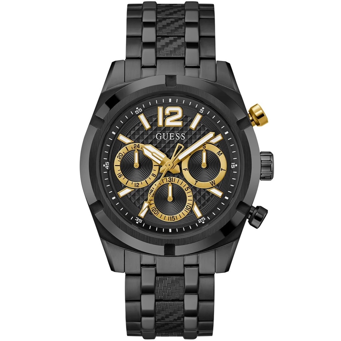 Đồng hồ đeo tay nam Guess Resistance Black Tone Mens Analogue Watch GW0714G4 5