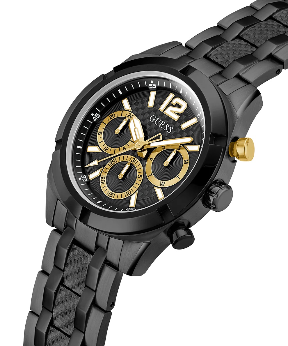 Đồng hồ đeo tay nam Guess Resistance Black Tone Mens Analogue Watch GW0714G4 6
