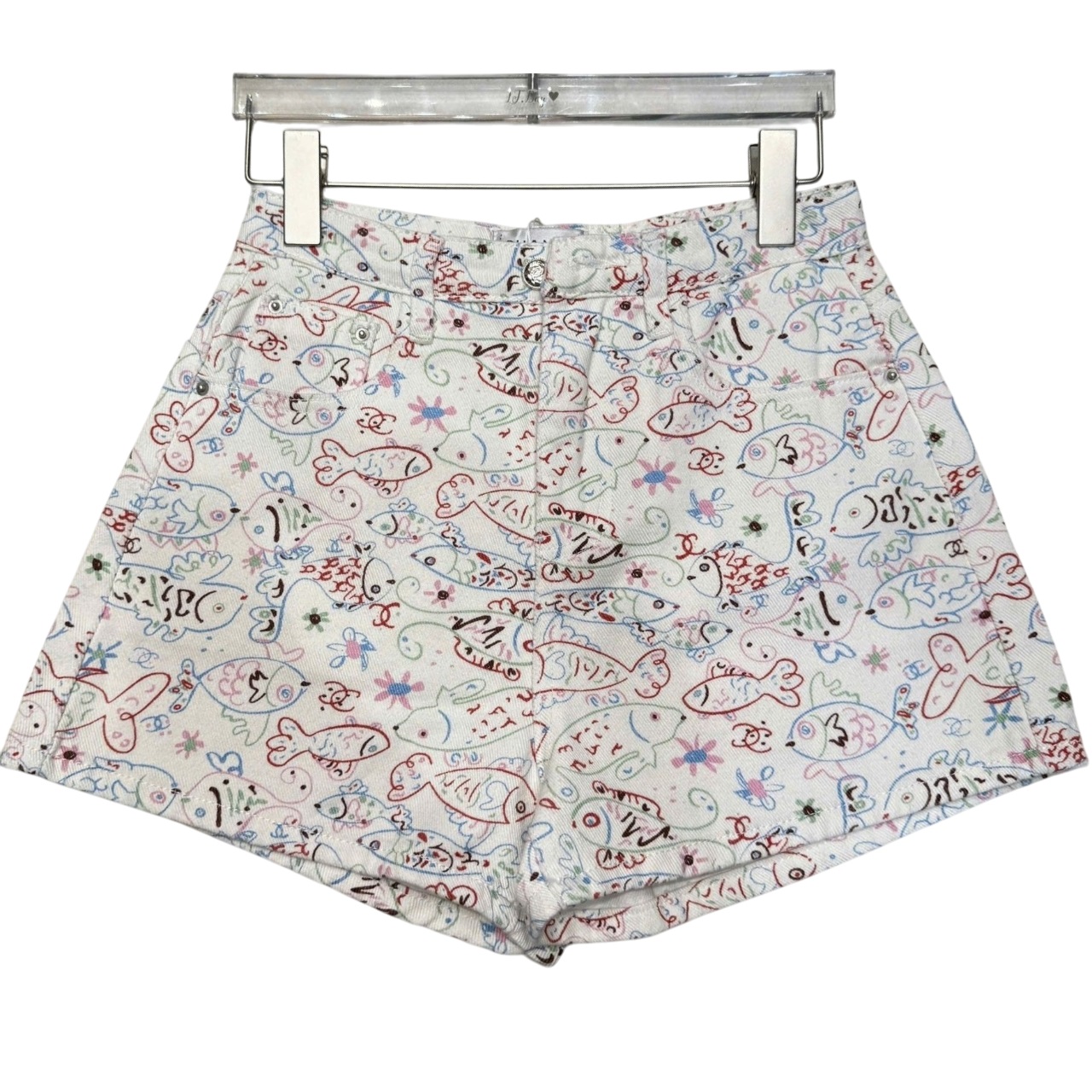 Quần short nữ thời trang Chanel họa tiết limited 6