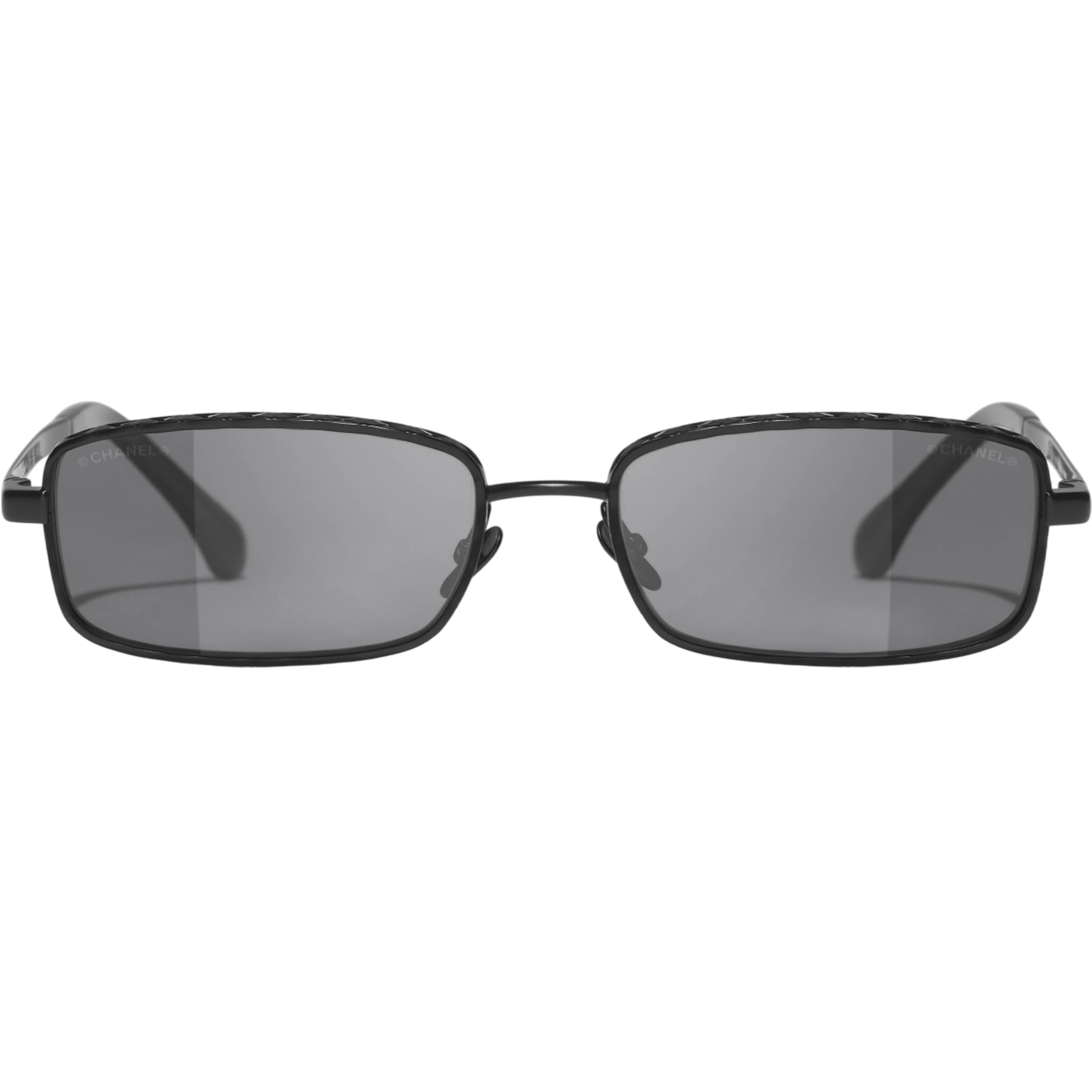 Mắt kính Chanel Rectangle Sunglasses Black 4295 4