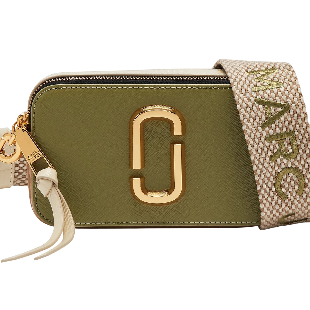 Túi đeo chéo Marc Jacobs màu xanh rêu The Colorblock Snapshot Crossbody Bag Reed Multi 4