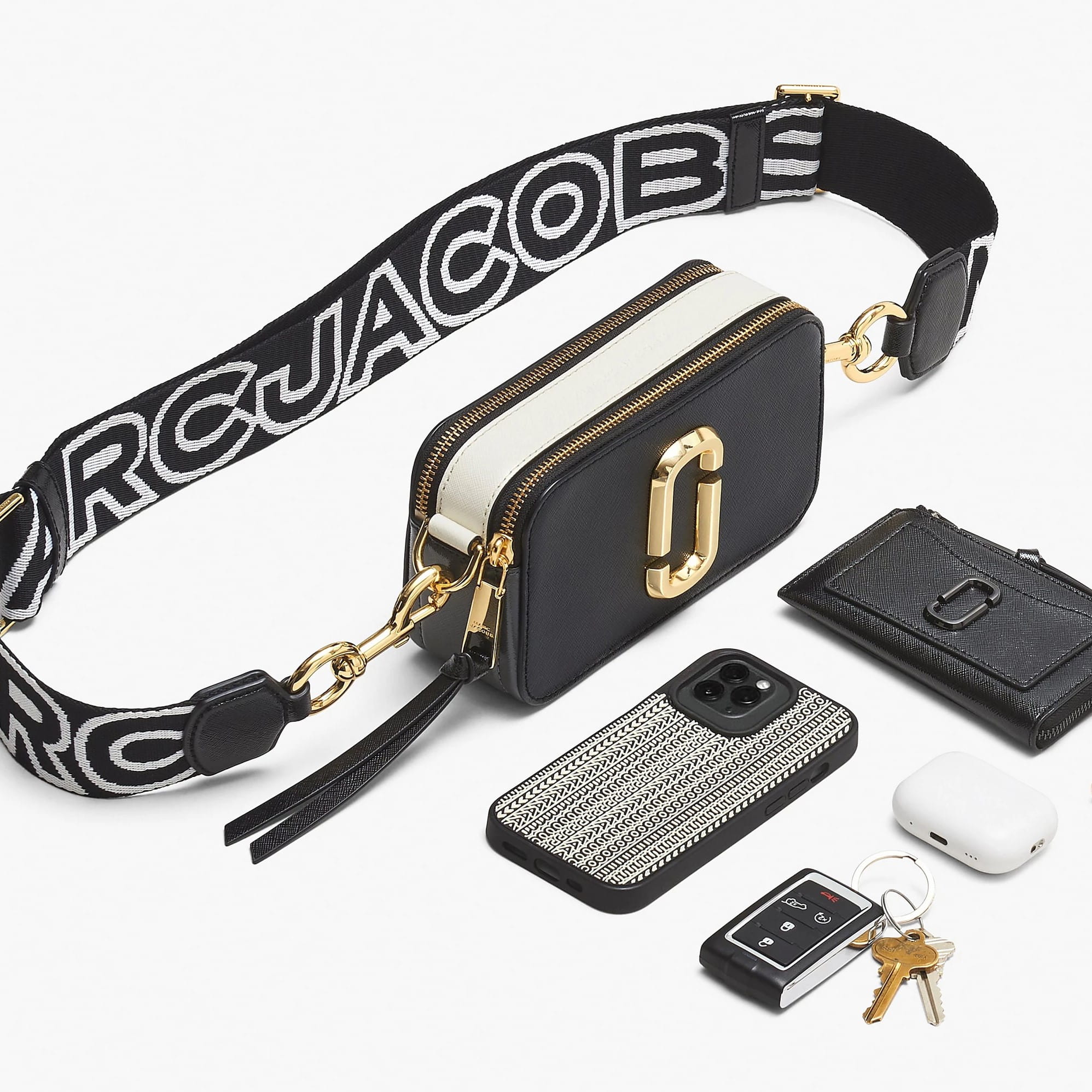 Túi đeo chéo Marc Jacobs màu xanh rêu The Colorblock Snapshot Crossbody Bag Reed Multi 8