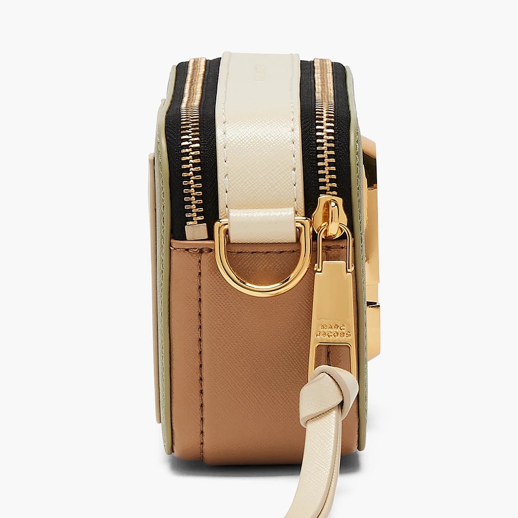 Túi đeo chéo Marc Jacobs màu xanh rêu The Colorblock Snapshot Crossbody Bag Reed Multi 7