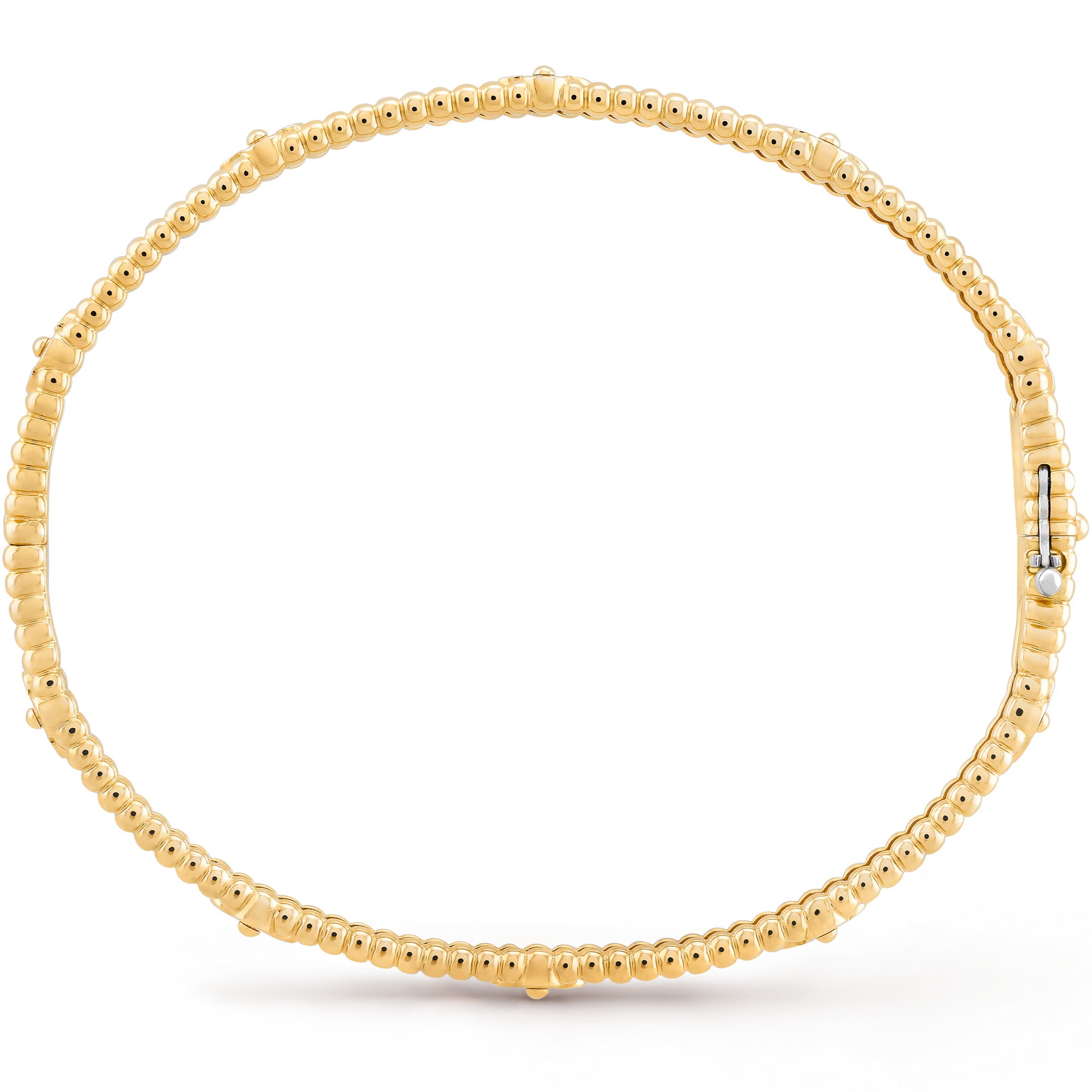 Lắc tay nữ Van Cleef & Arpels Perlée Sweet Clovers Bracelet Yellow Gold Diamond VCARPJN000 1