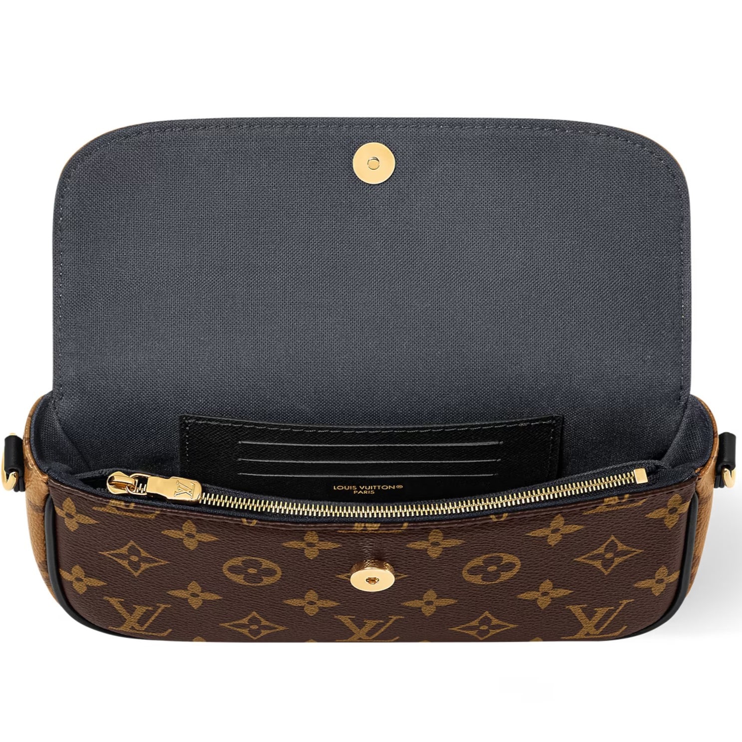 Túi kẹp nách Louis Vuitton Wallet On Chain Ivy Monogram Reverse 3
