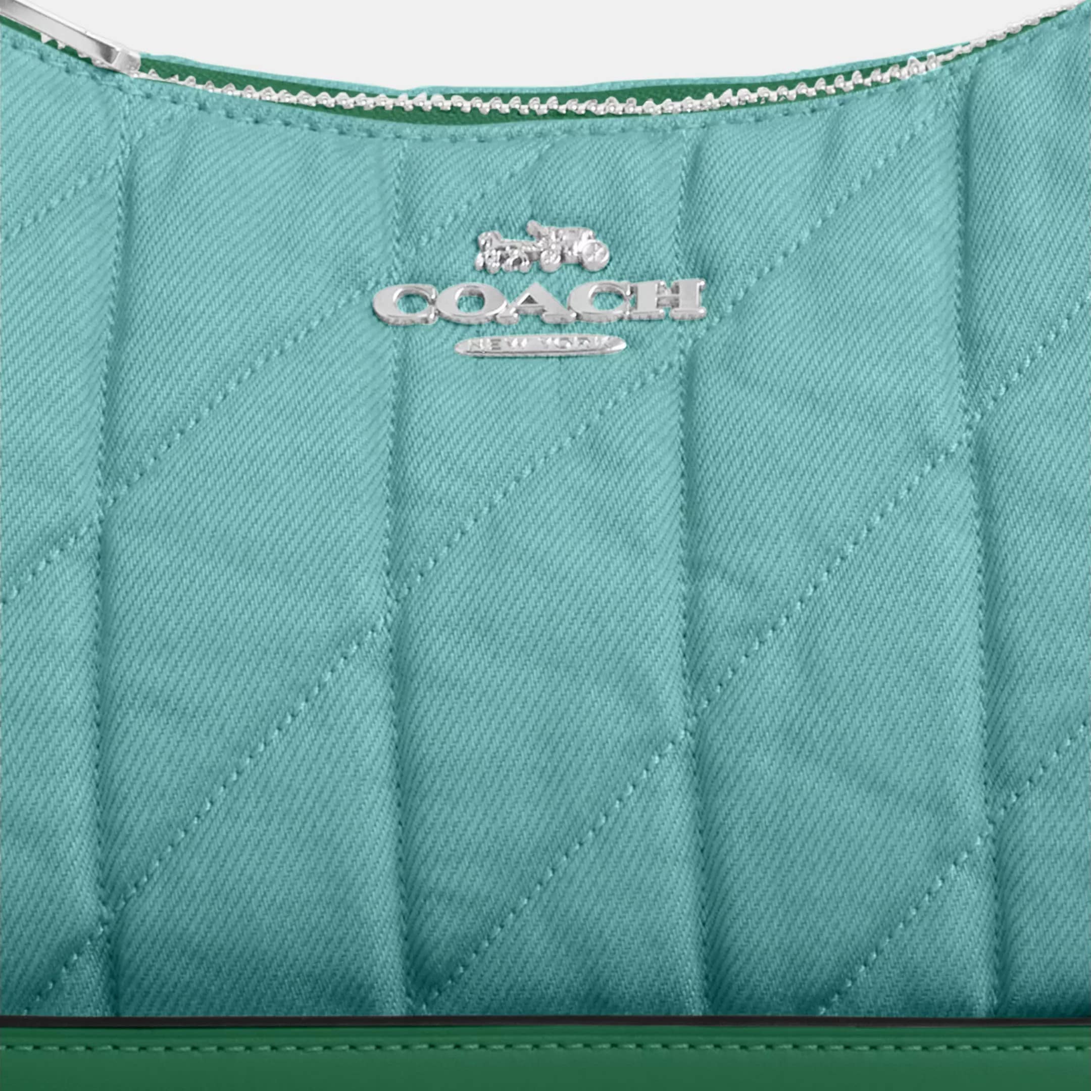 Túi nữ Coach Teri Shoulder Bag Ivy Green CBG86 4