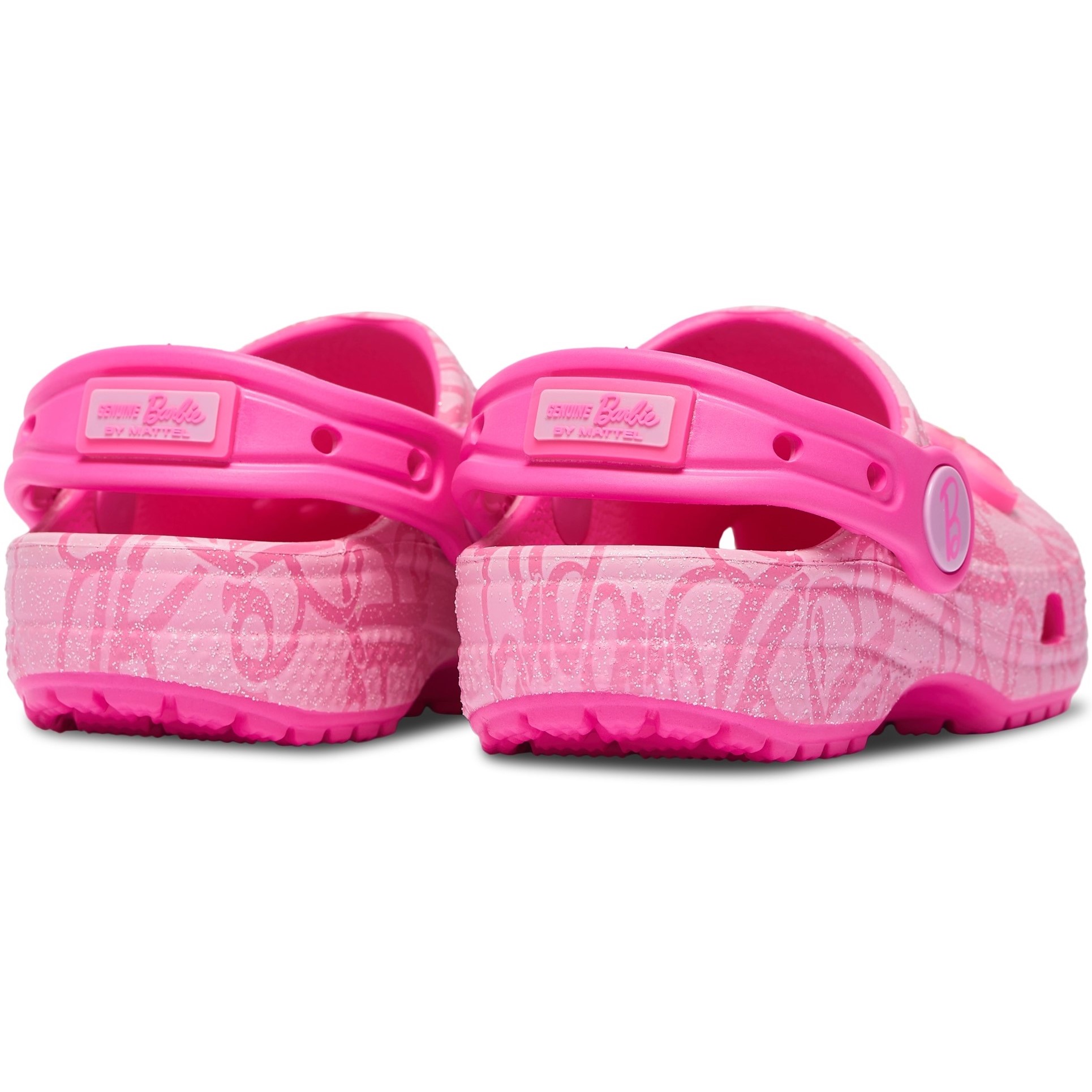 Giày sandal Crocs trẻ em Clog Toddler Classic Mattel Pink Barbie 5