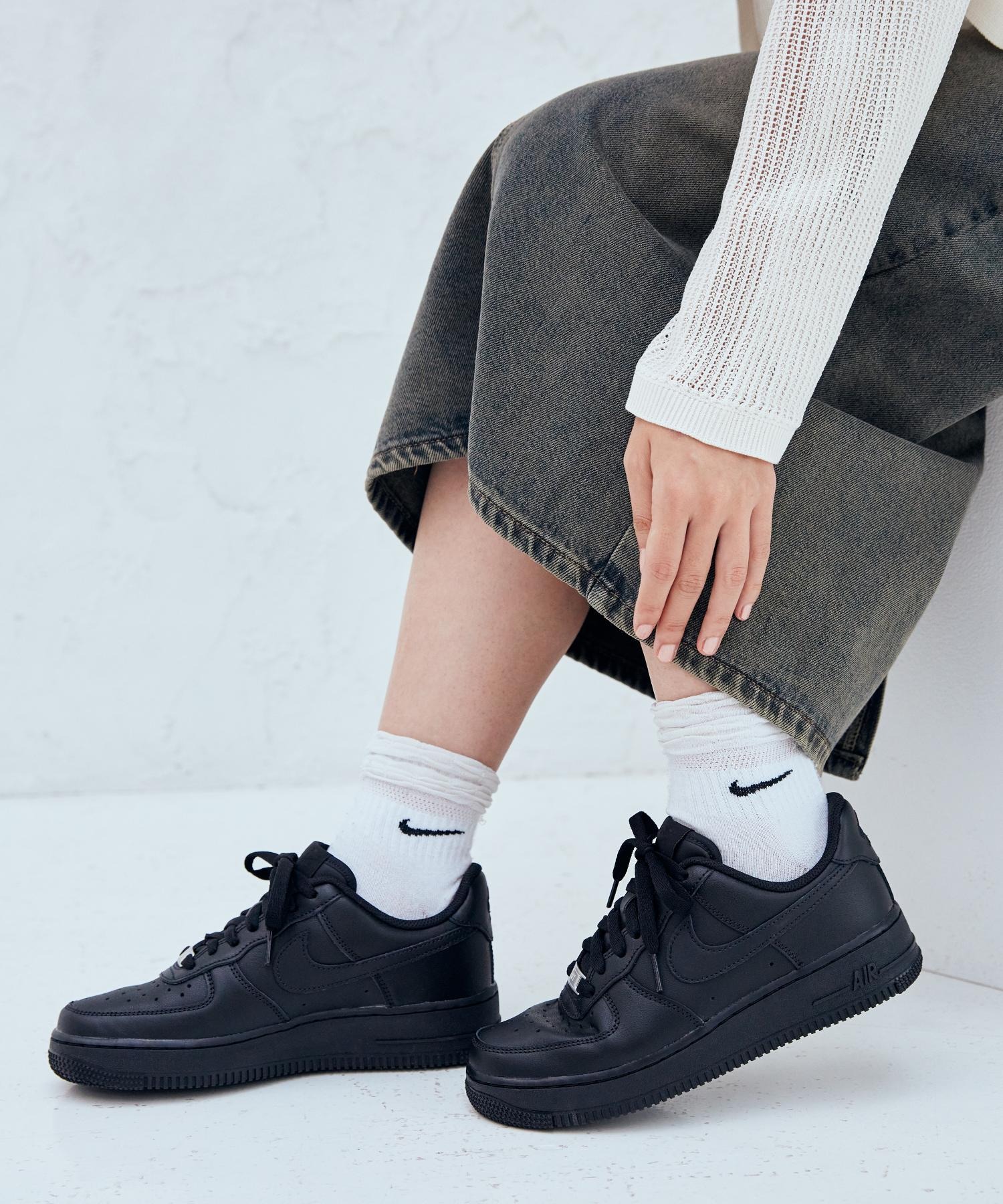 Giày sneakers đen Nike Air Force 1 07 Black CW2288-001 7