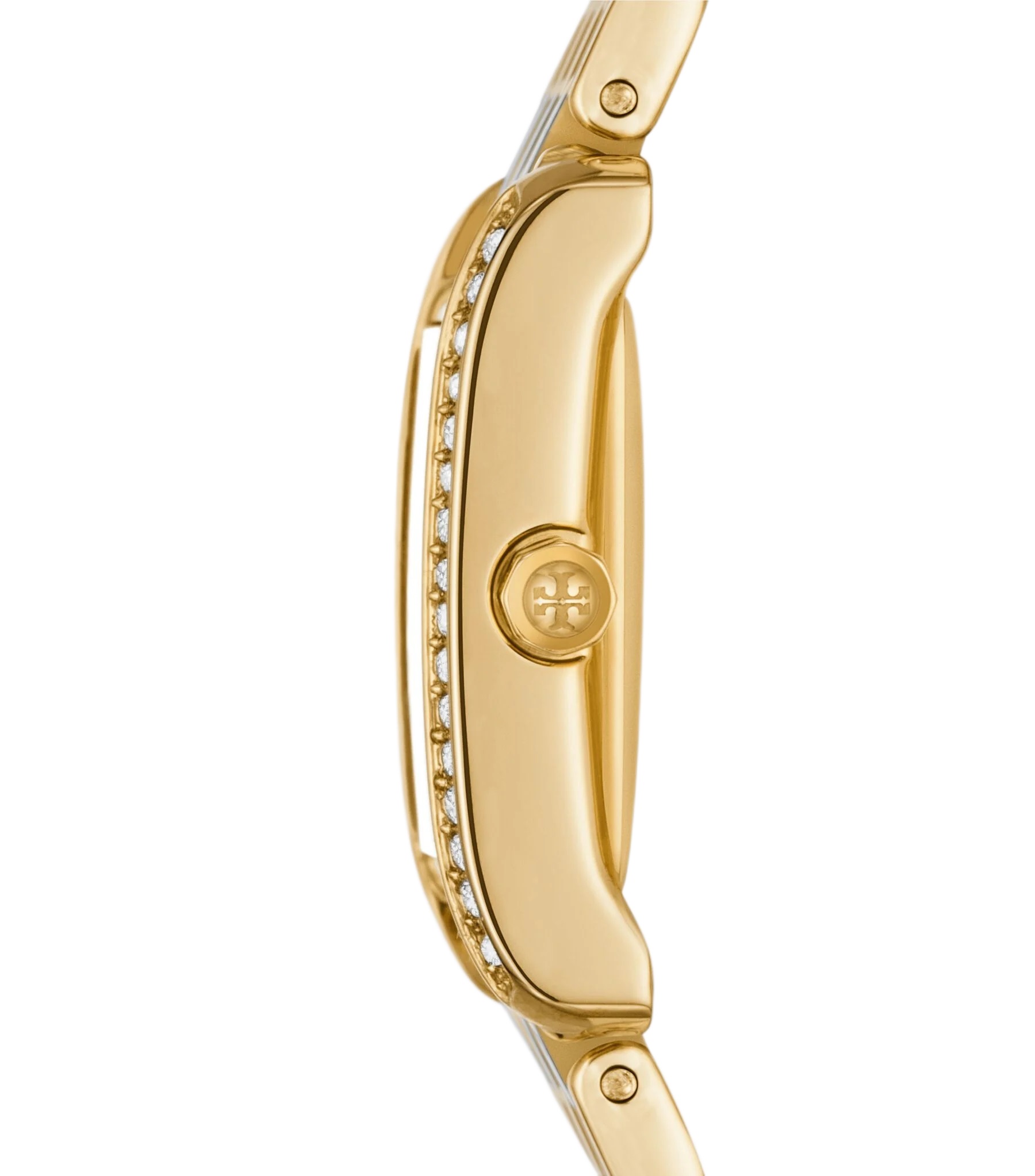 Đồng hồ đeo tay dây kim loại nữ Tory Burch Mini Eleanor Quartz Two-tone Stainless Steel Watch 5