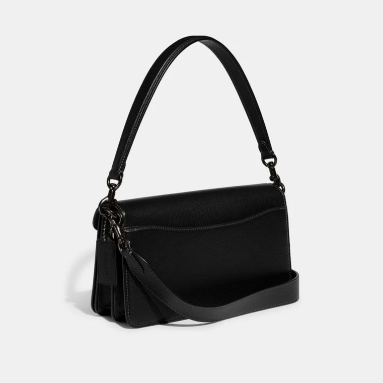 Túi xách nữ Coach Tabby Shoulder Bag 26 Polished Pebble Leather Black CH857 7