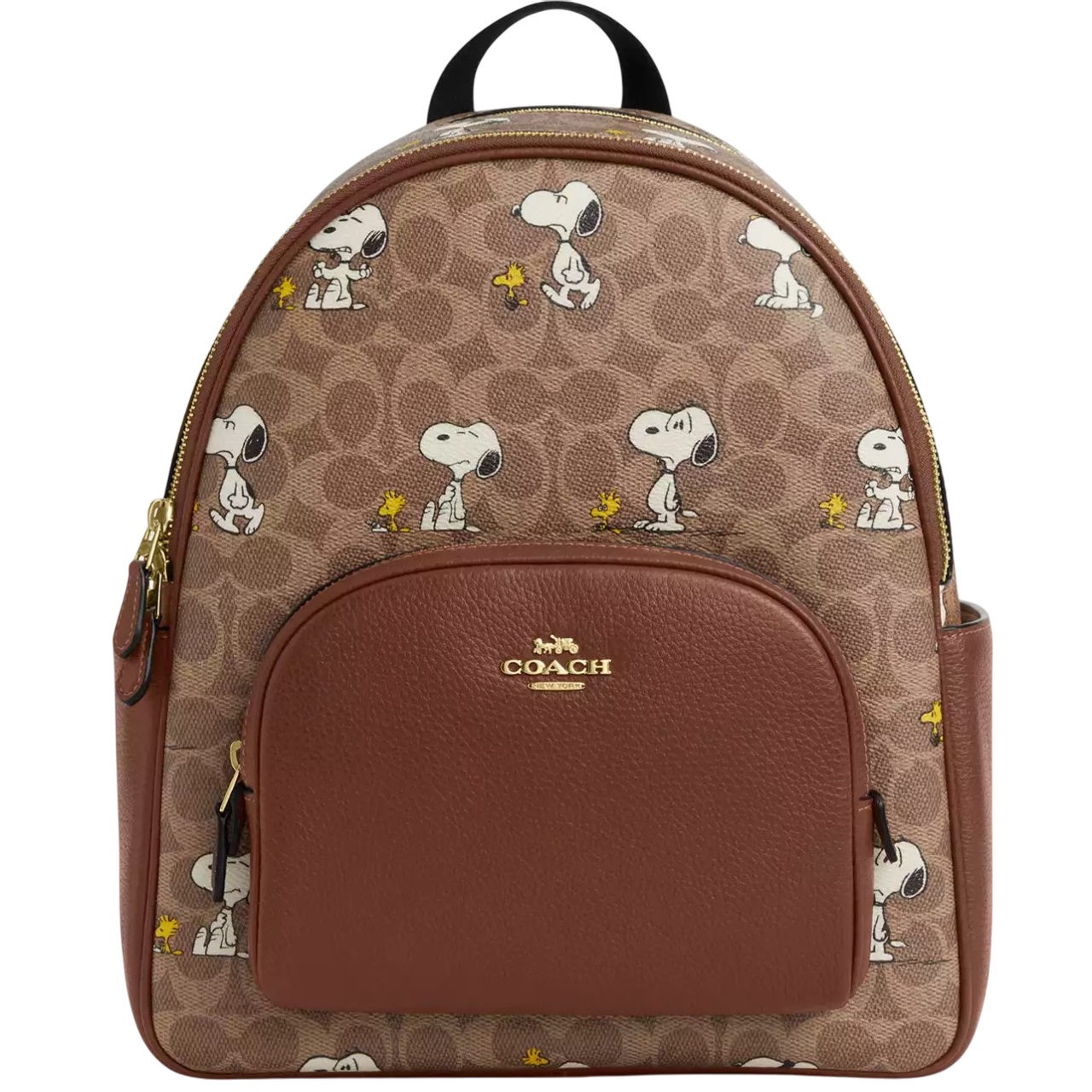 Ba lô Coach X Peanuts Court Backpack In Signature Canvas With Snoopy Print CBM25 5