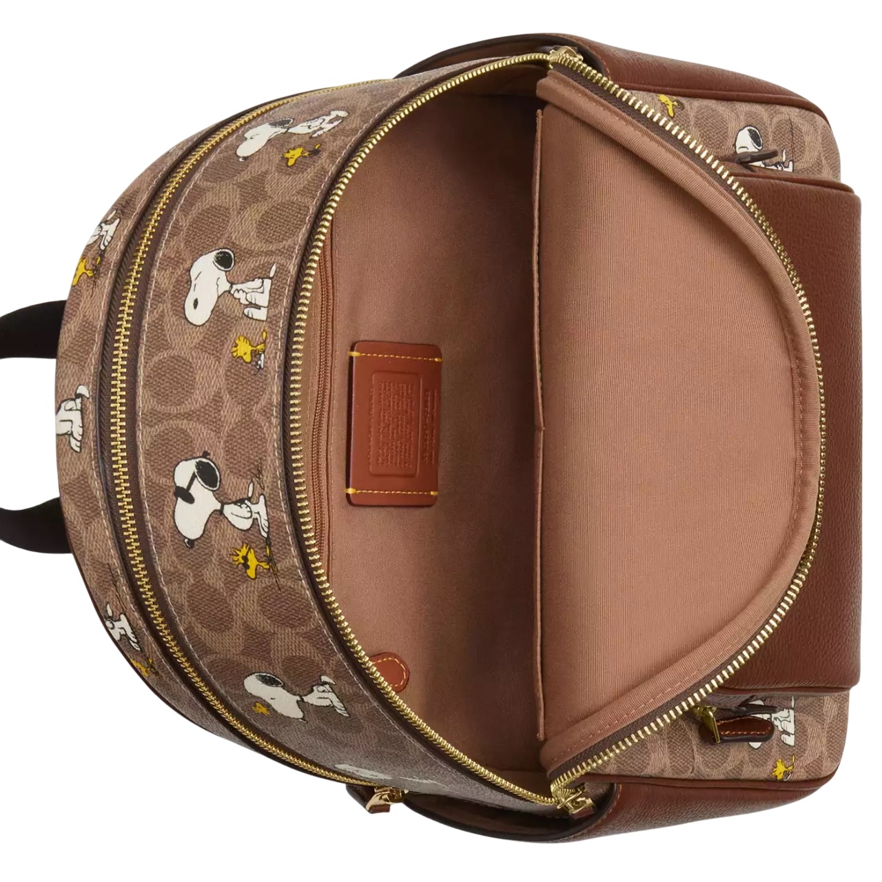 Ba lô Coach X Peanuts Court Backpack In Signature Canvas With Snoopy Print CBM25 7