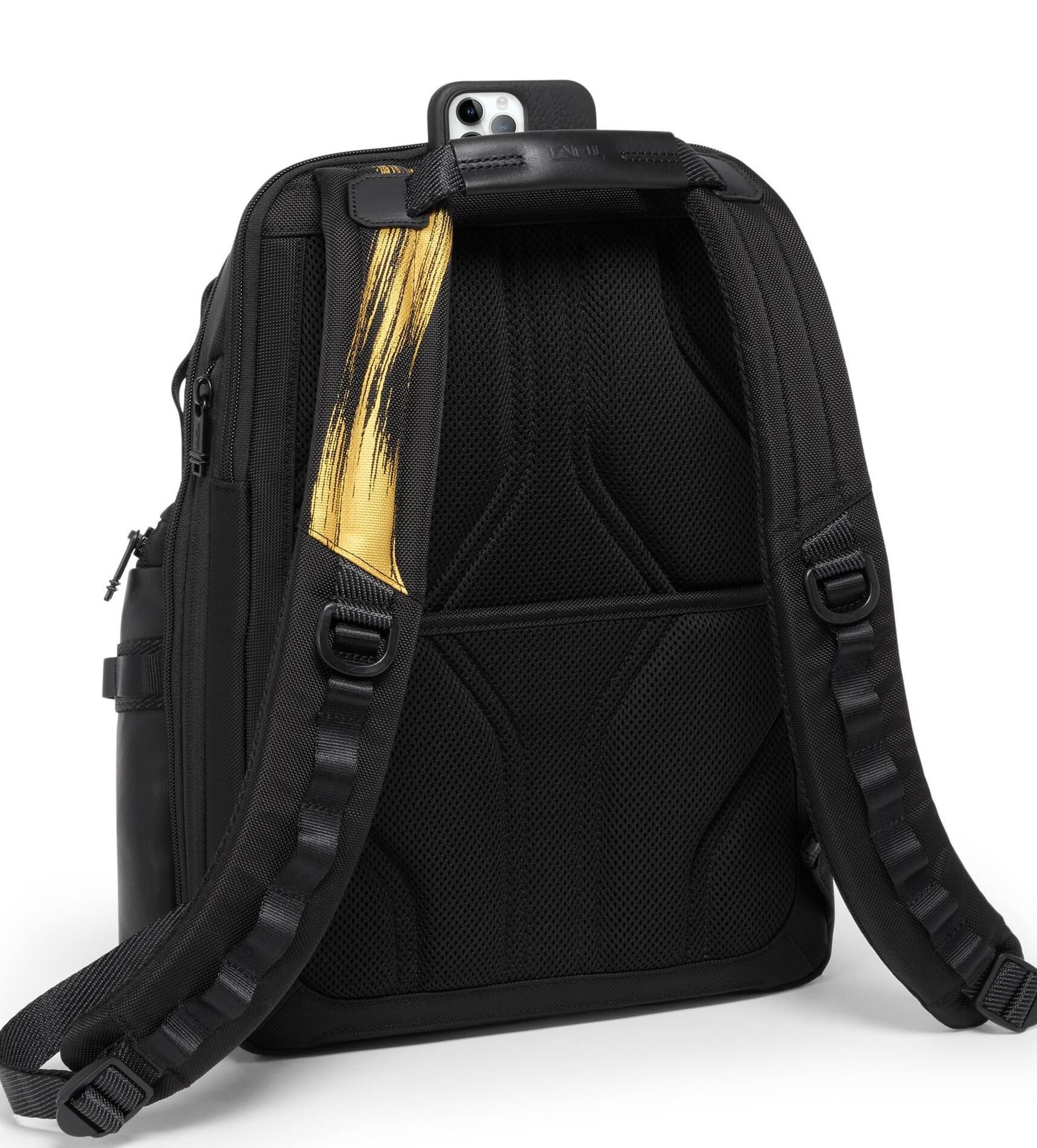 Ba lô Tumi Navigation Backpack Gold Brush Strokes 5