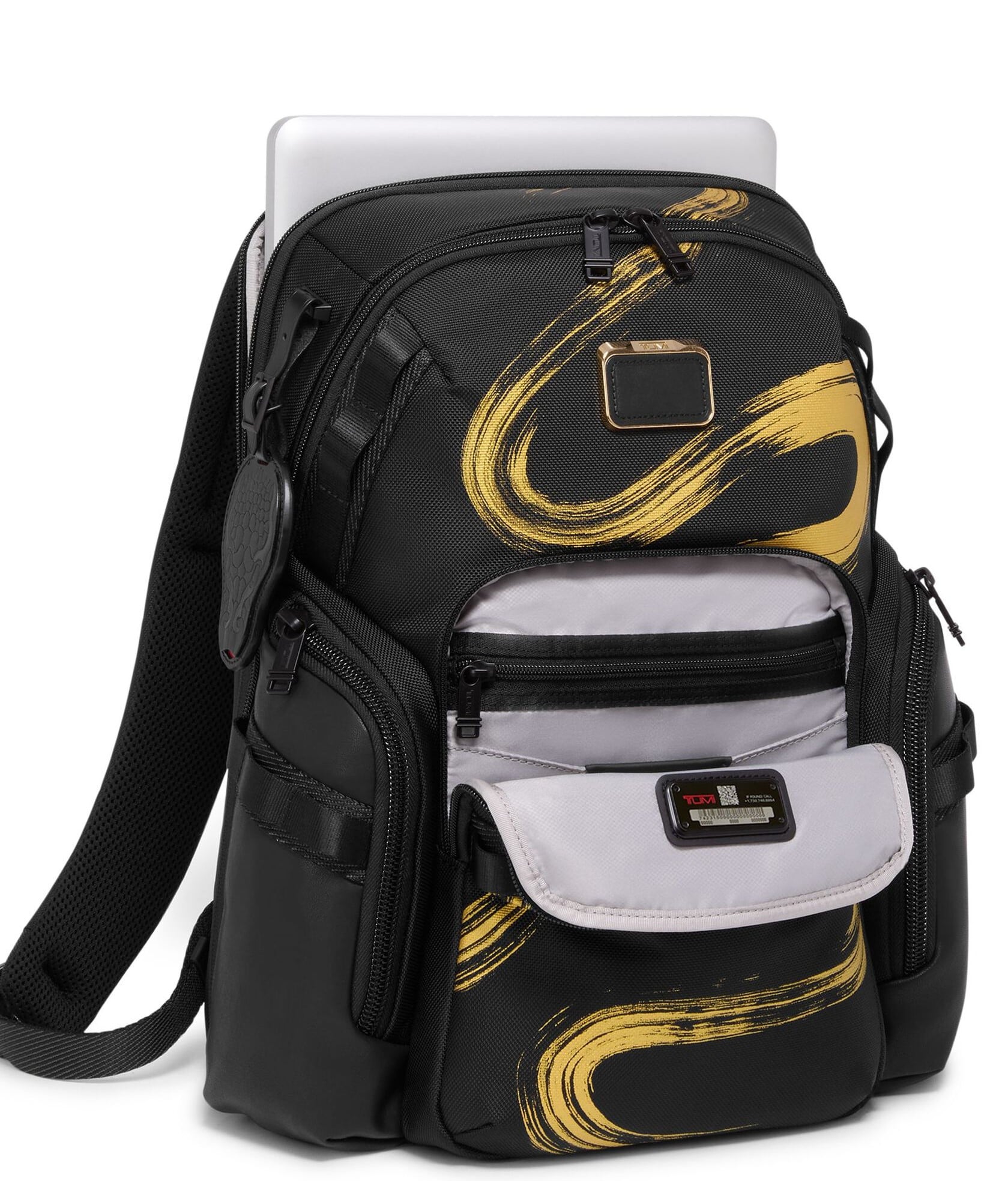 Ba lô Tumi Navigation Backpack Gold Brush Strokes 6