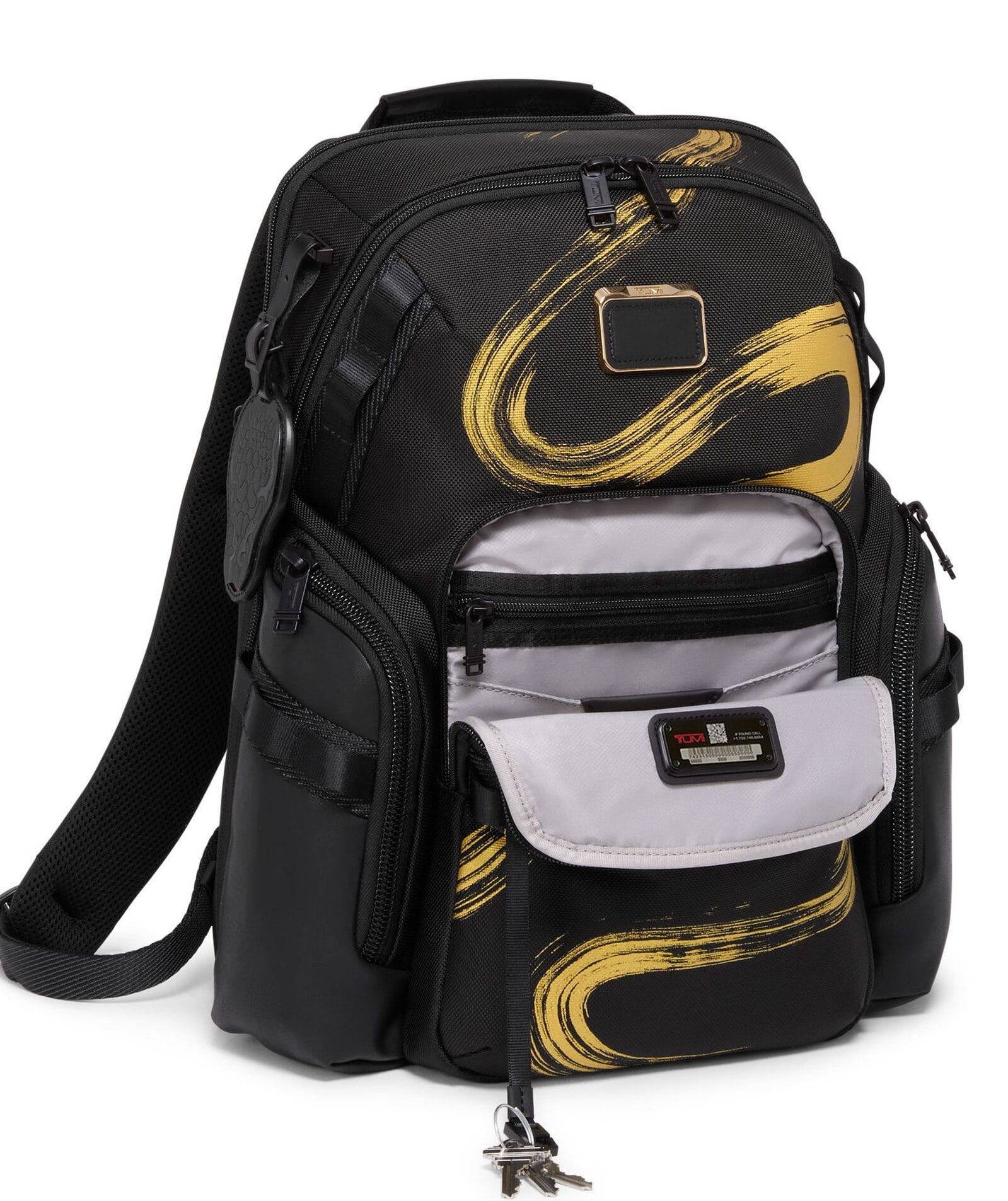 Ba lô Tumi Navigation Backpack Gold Brush Strokes 7