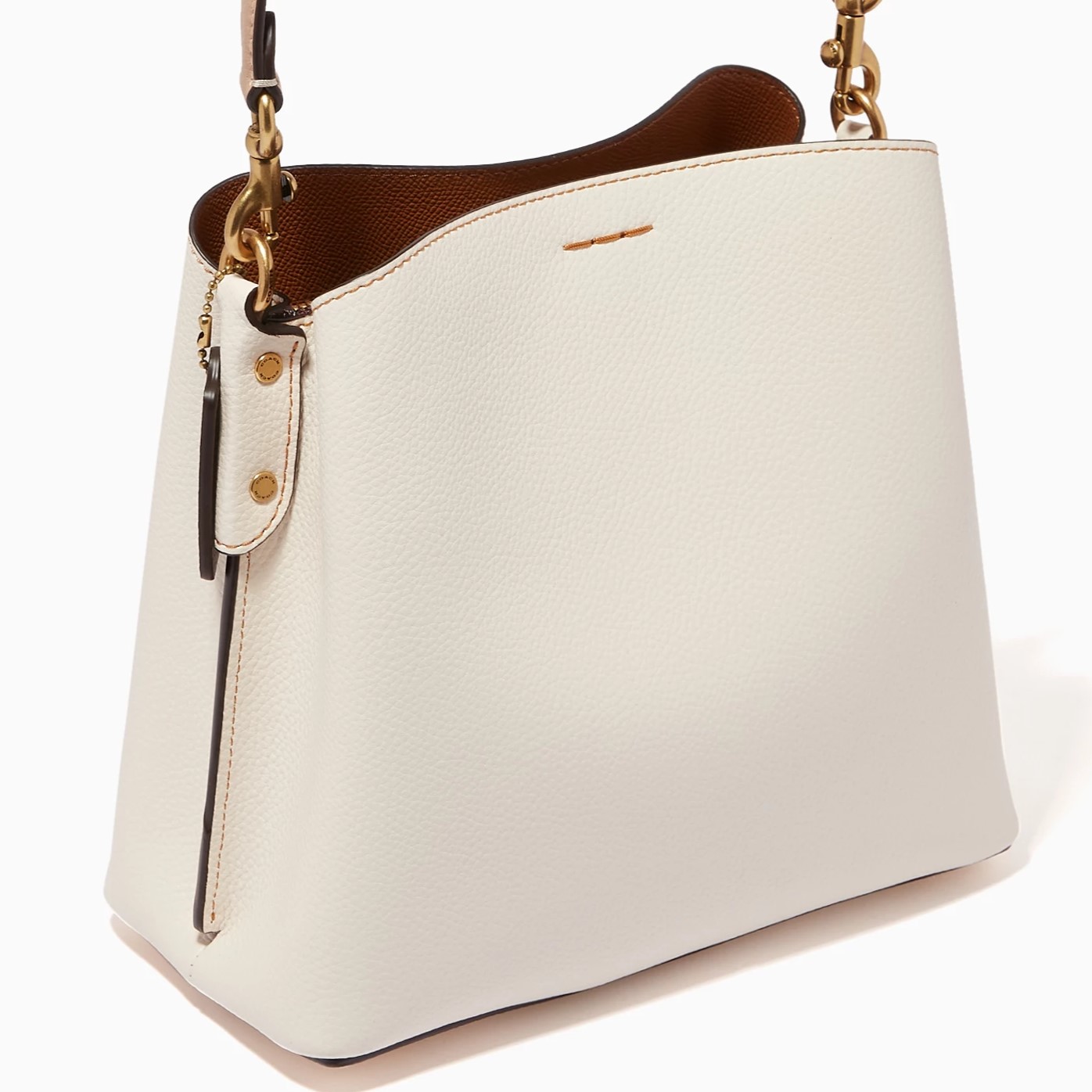 Túi đeo chéo Coach Willow Bucket Bag In Colorblock Chalk C3766 1
