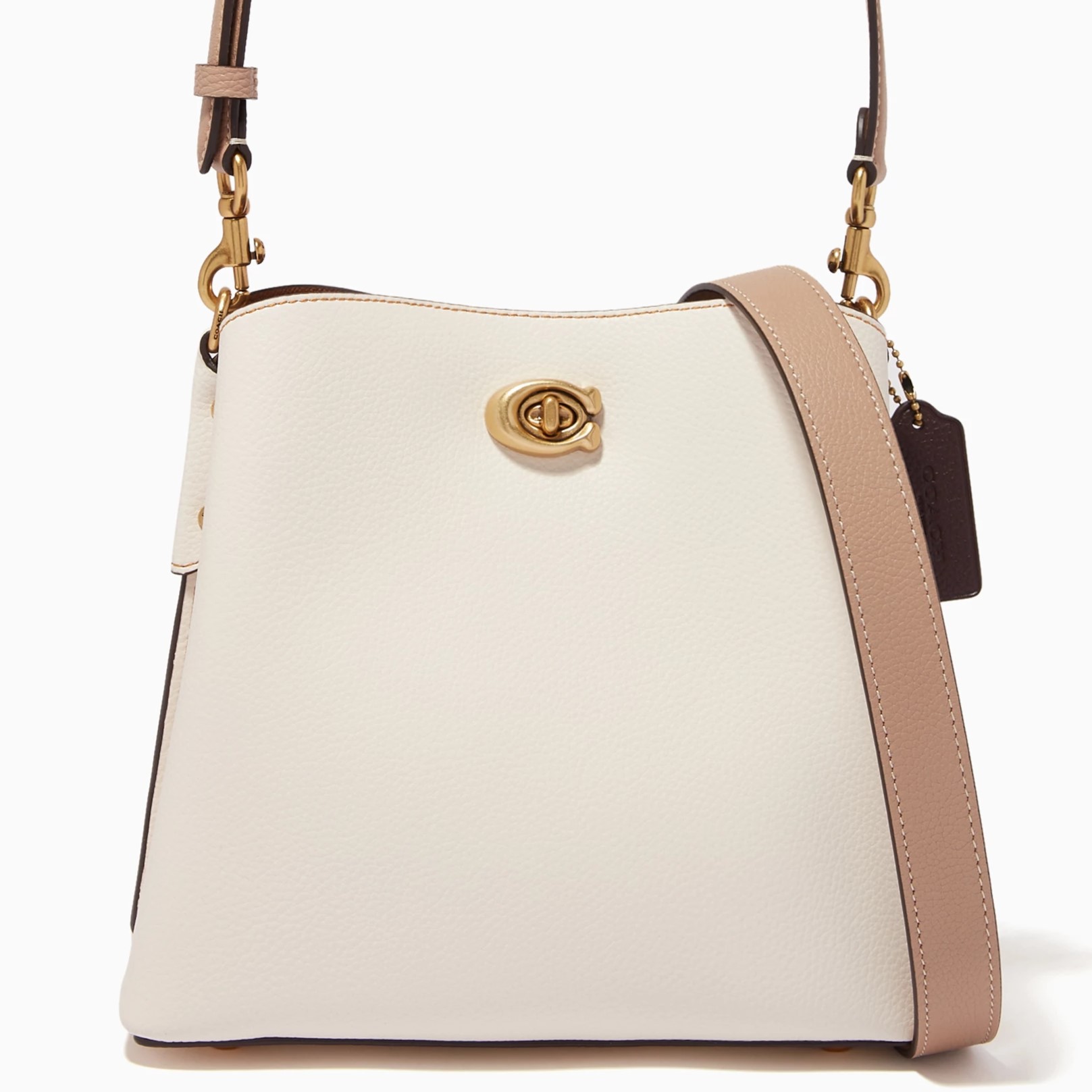 Túi đeo chéo Coach Willow Bucket Bag In Colorblock Chalk C3766 3