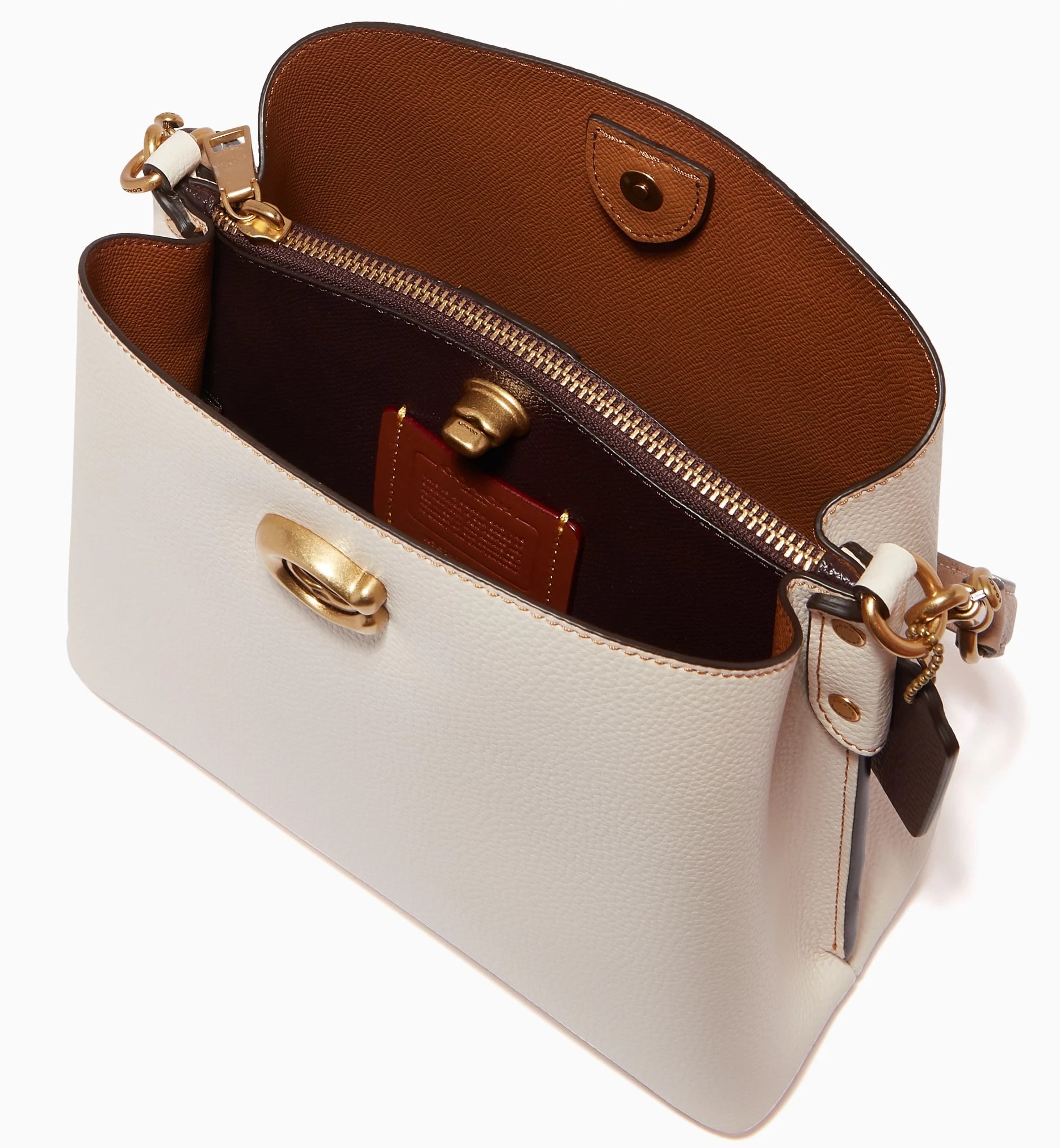 Túi đeo chéo Coach Willow Bucket Bag In Colorblock Chalk C3766 4
