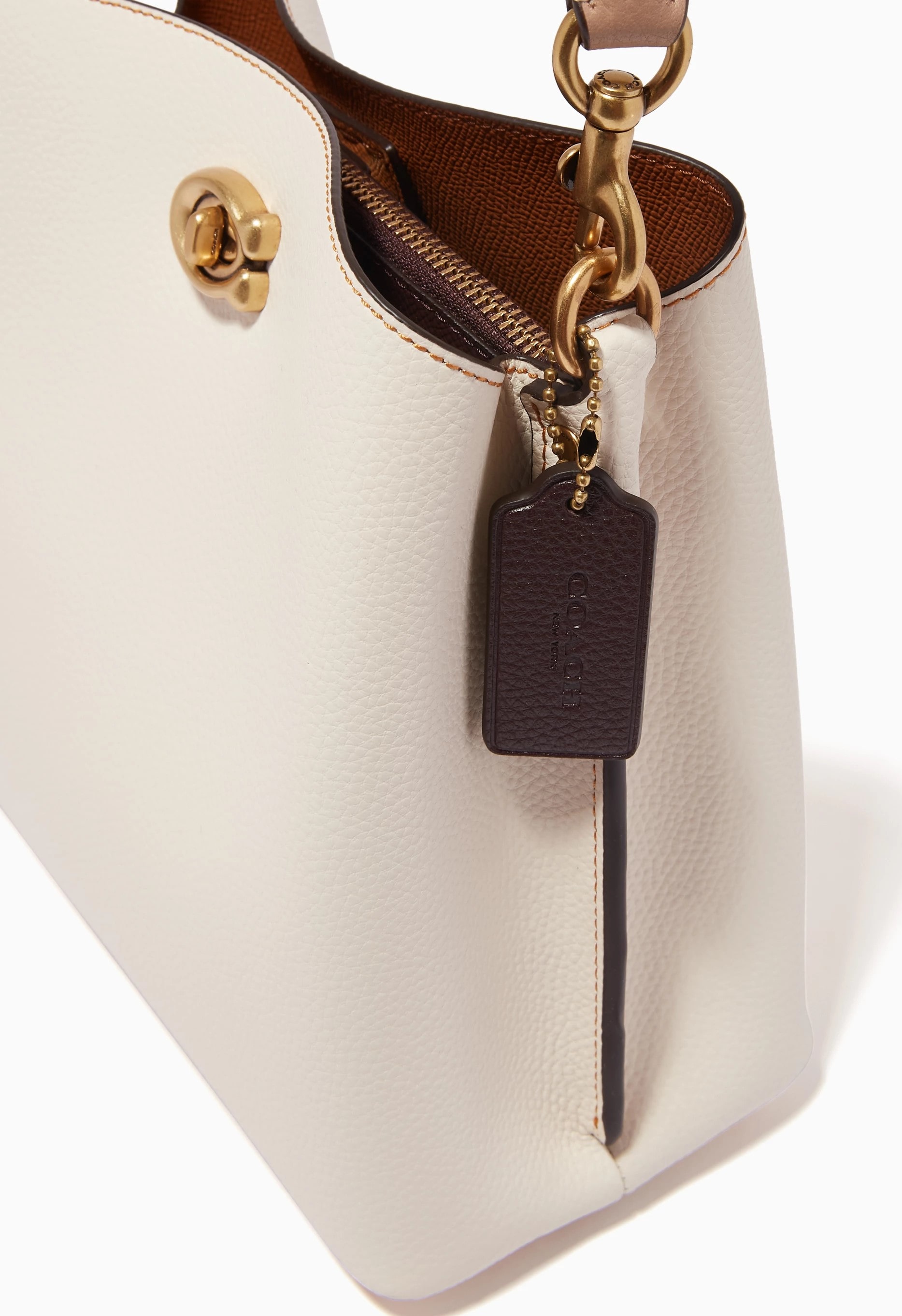 Túi đeo chéo Coach Willow Bucket Bag In Colorblock Chalk C3766 5