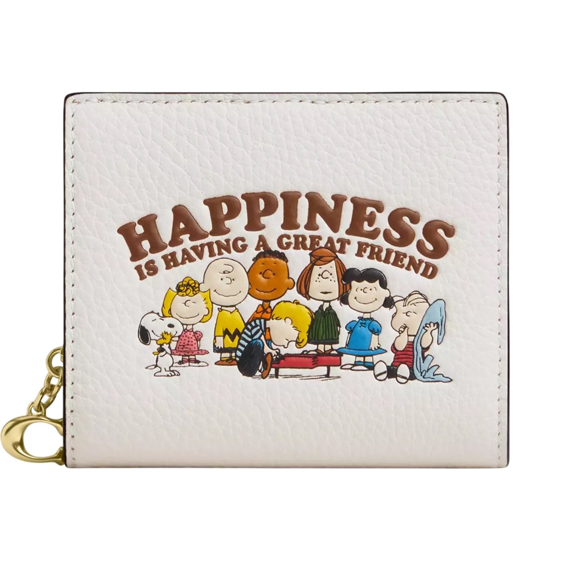 Ví ngắn Coach X Peanuts Snap Wallet Chalk Multi CBN36 4