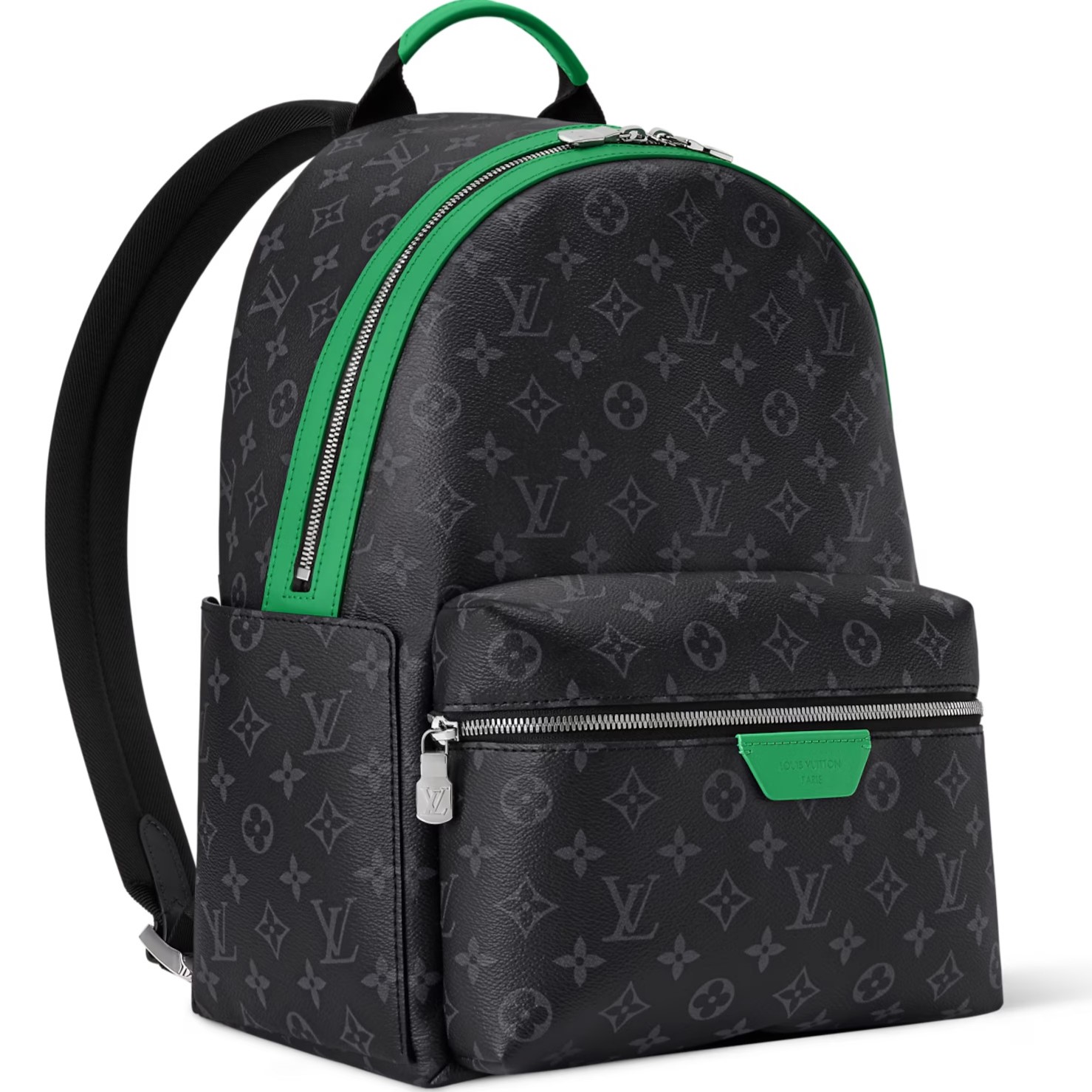 Balo Louis Vuitton Discovery PM Backpack Monogram Eclipse Canvas Bamboo Green 11