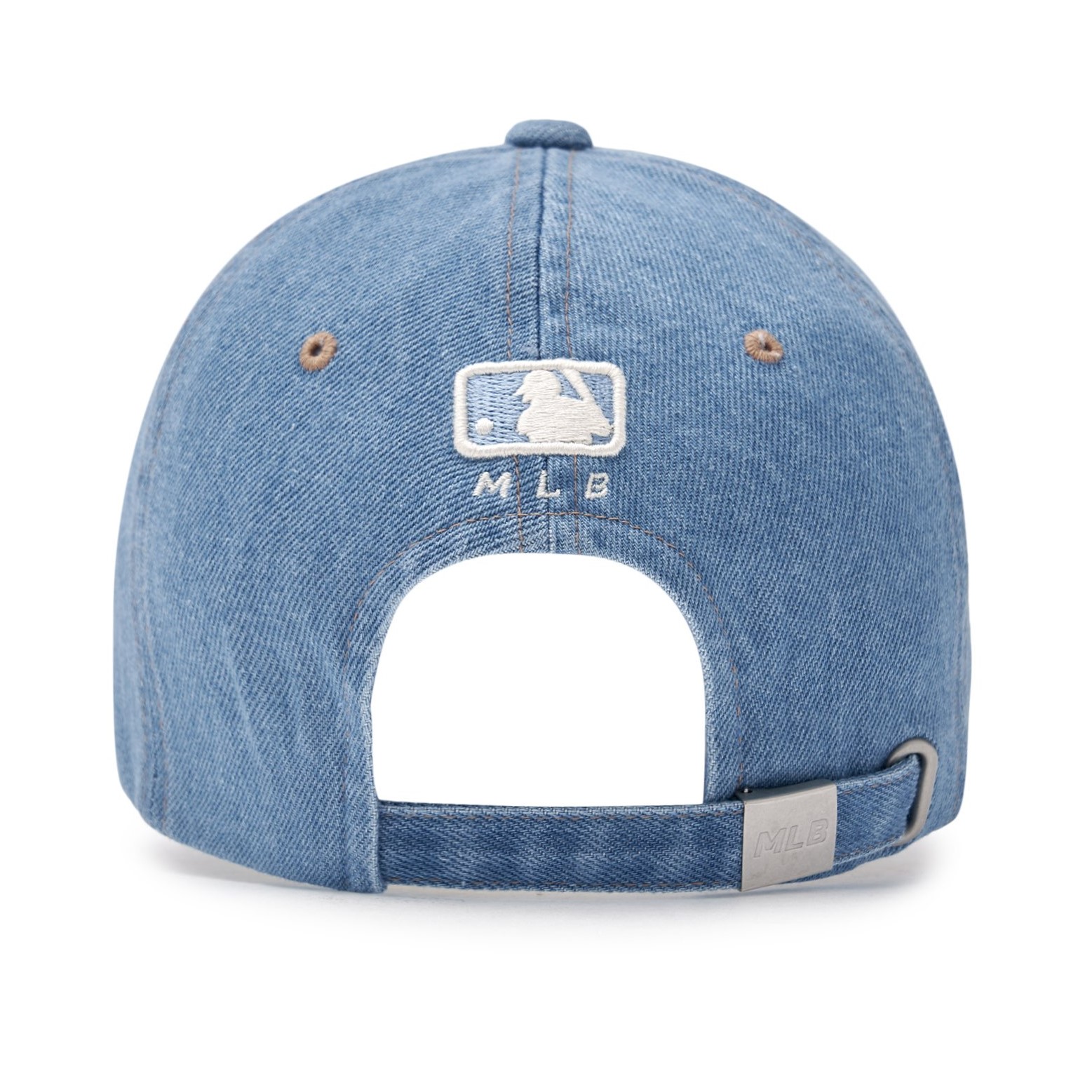 Nón lưỡi trai MLB Damaged Washed Denim Unstructured Ball Cap New York Yankees 3ACPVD34N-50BLL 5
