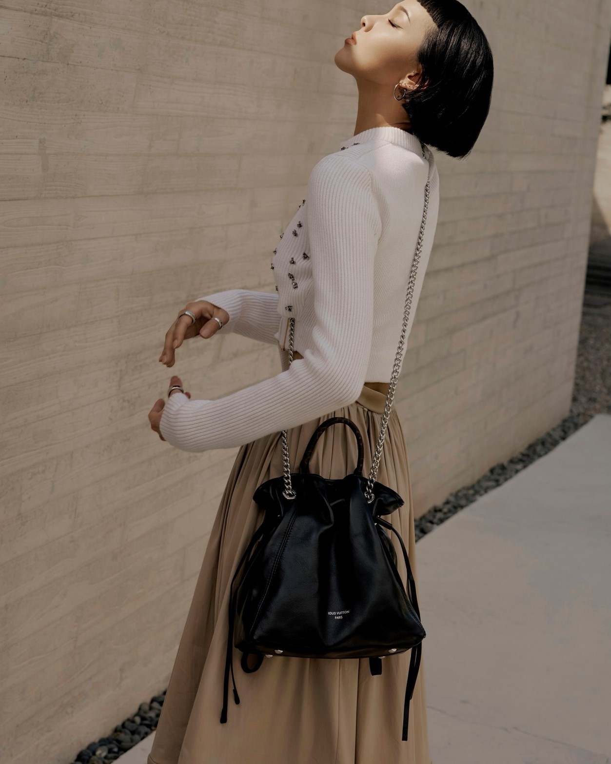 Balo Louis Vuitton Off Duty Vibe Black 14