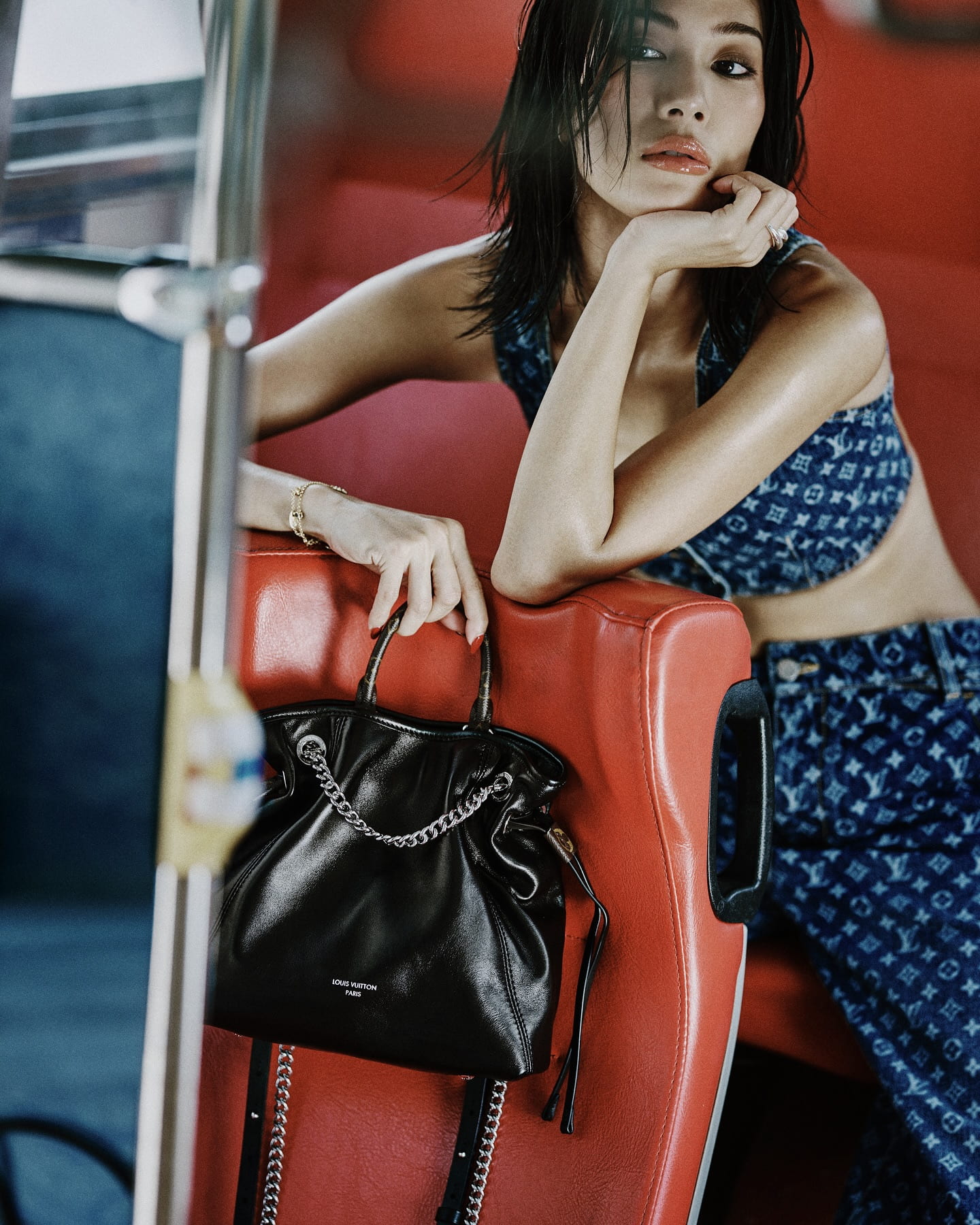 Balo Louis Vuitton Off Duty Vibe Black 21