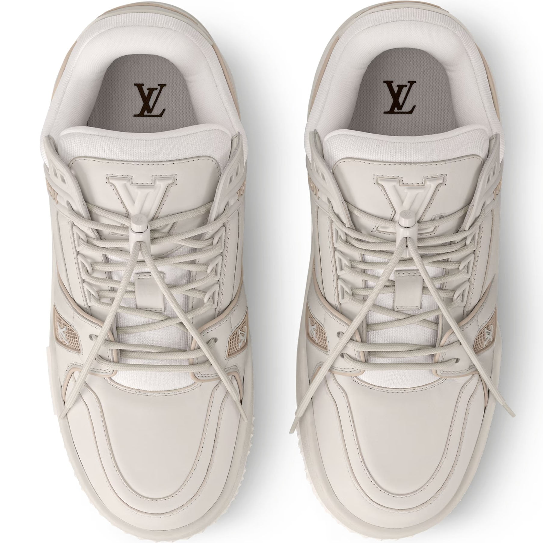 Giày Thể Thao nữ LV Louis Vuitton Trainer Maxi Sneaker White 5