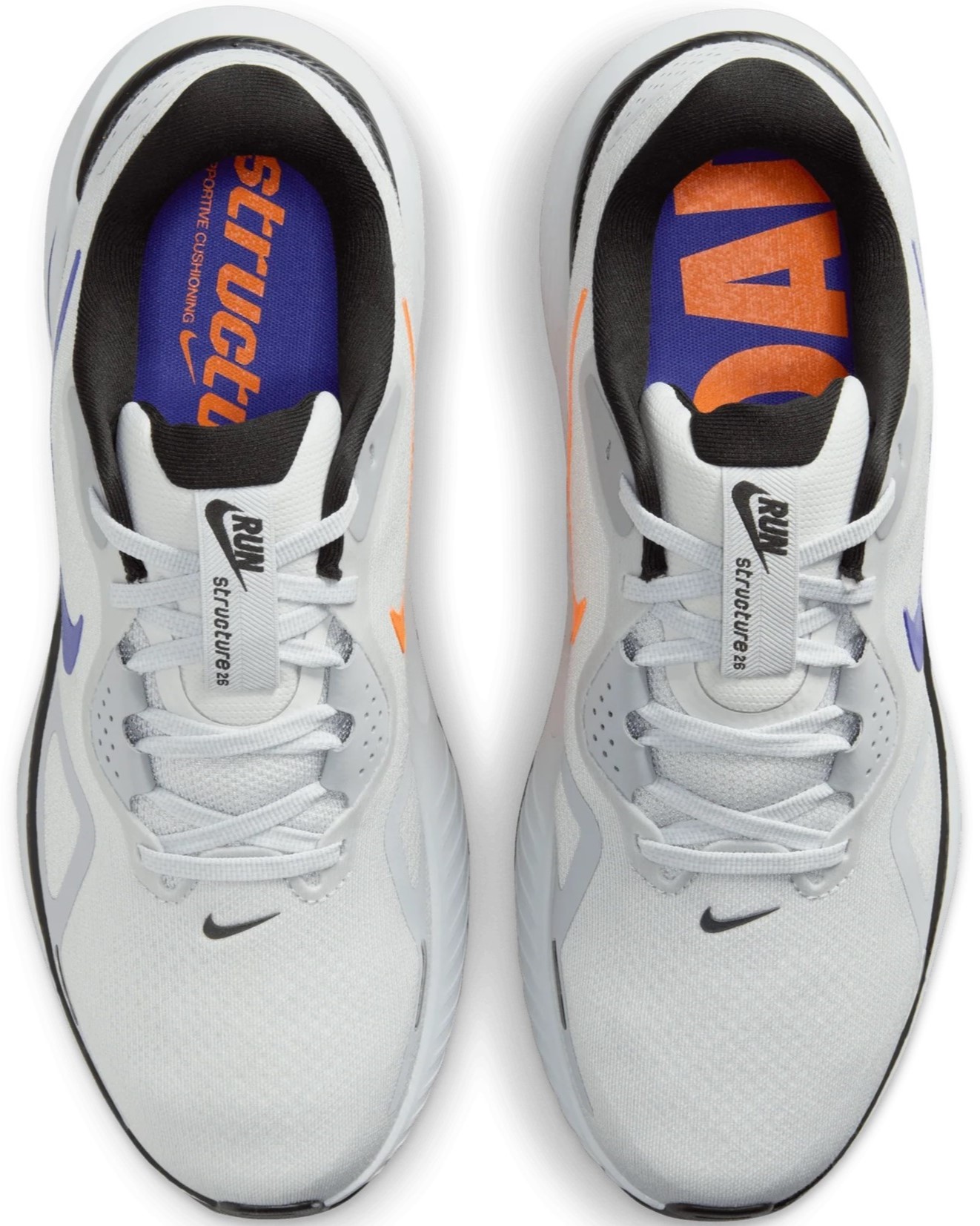 Giày thể thao Nike Structure 26 Road Running Shoes Wolf Grey HJ1102-004 2