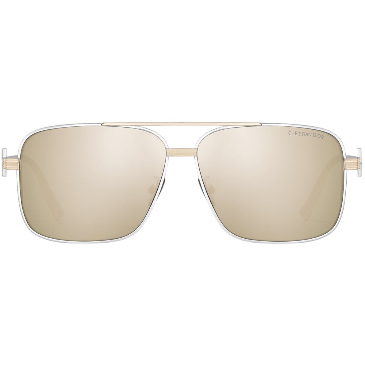 Mắt kính Dior CD Diamond S9U Gold-Tone Mirrored Navigator Sunglasses 4