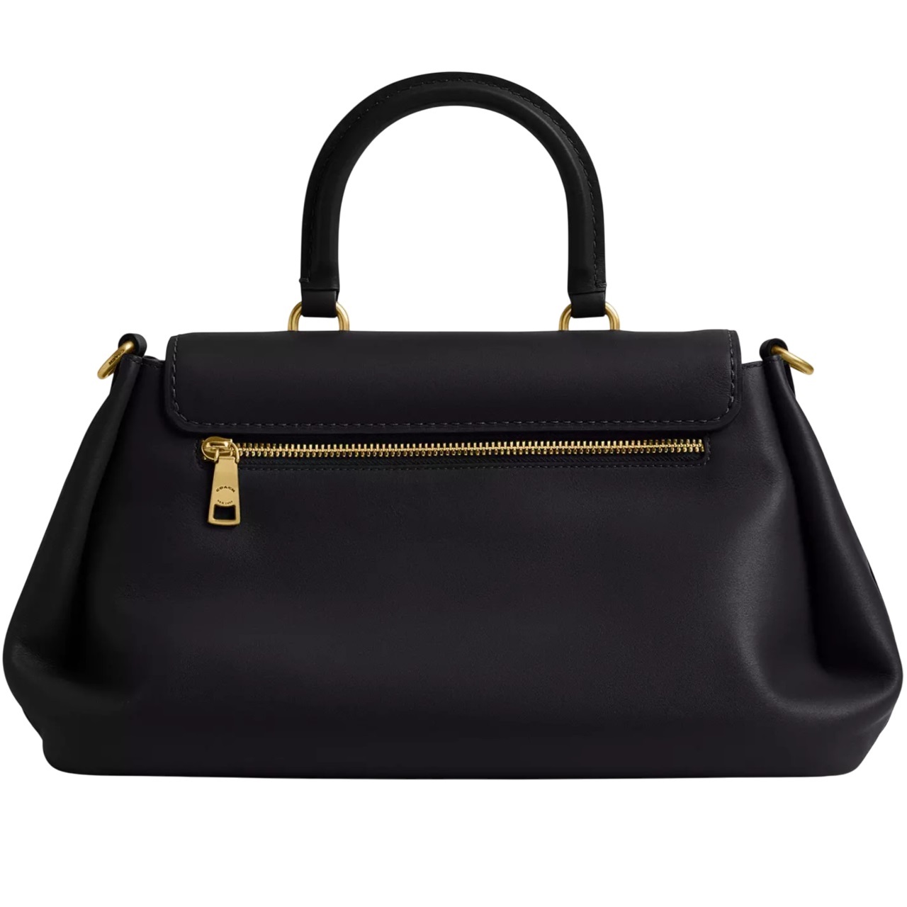 Túi xách Coach Slouchy Rogue Top Handle Bag Brass Black CCC39 10