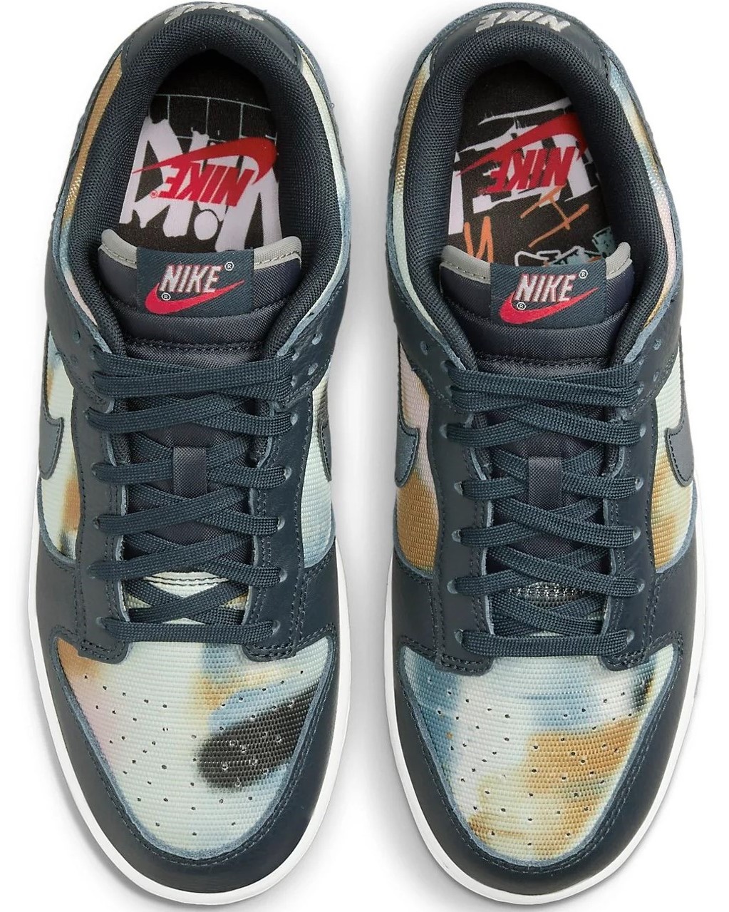 Giày thể thao Nike Dunk Low Graffiti Surfaces in an Alternate Navy Colorway DM0108-400 2