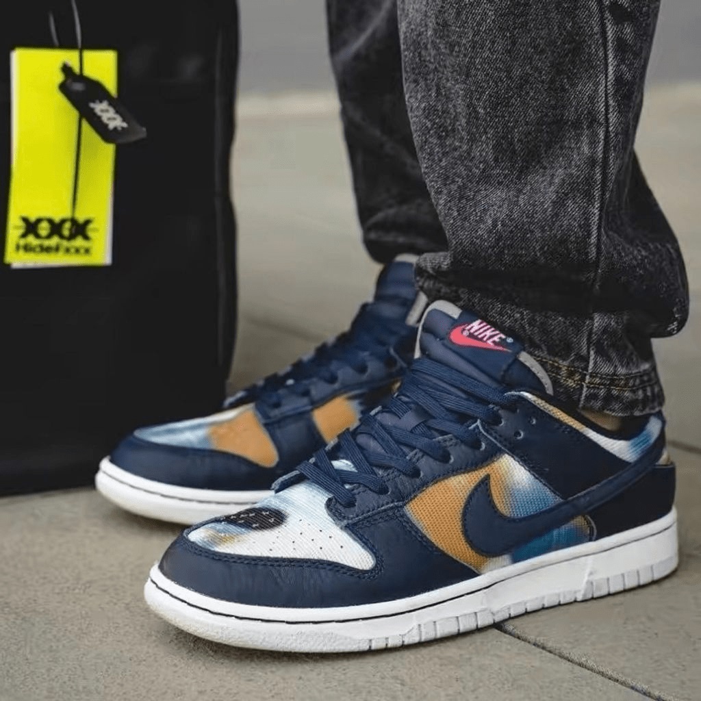 Giày thể thao Nike Dunk Low Graffiti Surfaces in an Alternate Navy Colorway DM0108-400 11