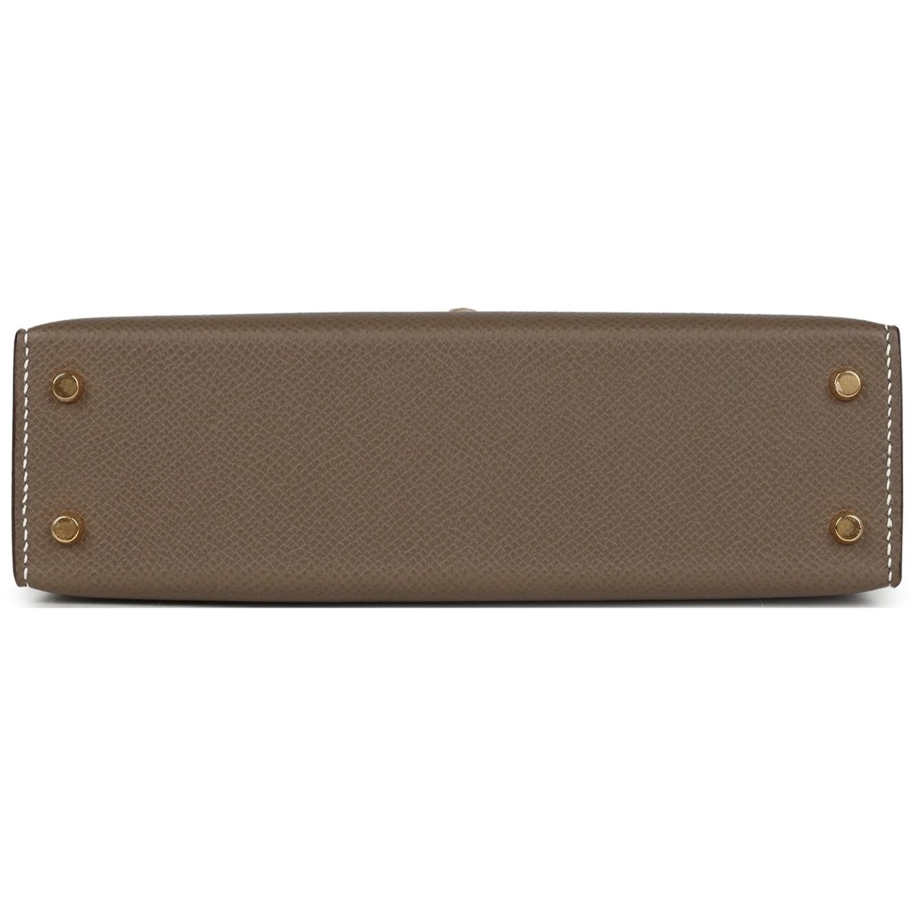 Túi xách Hermès Kelly Sellier 20 Etoupe Epsom Gold Hardware 4