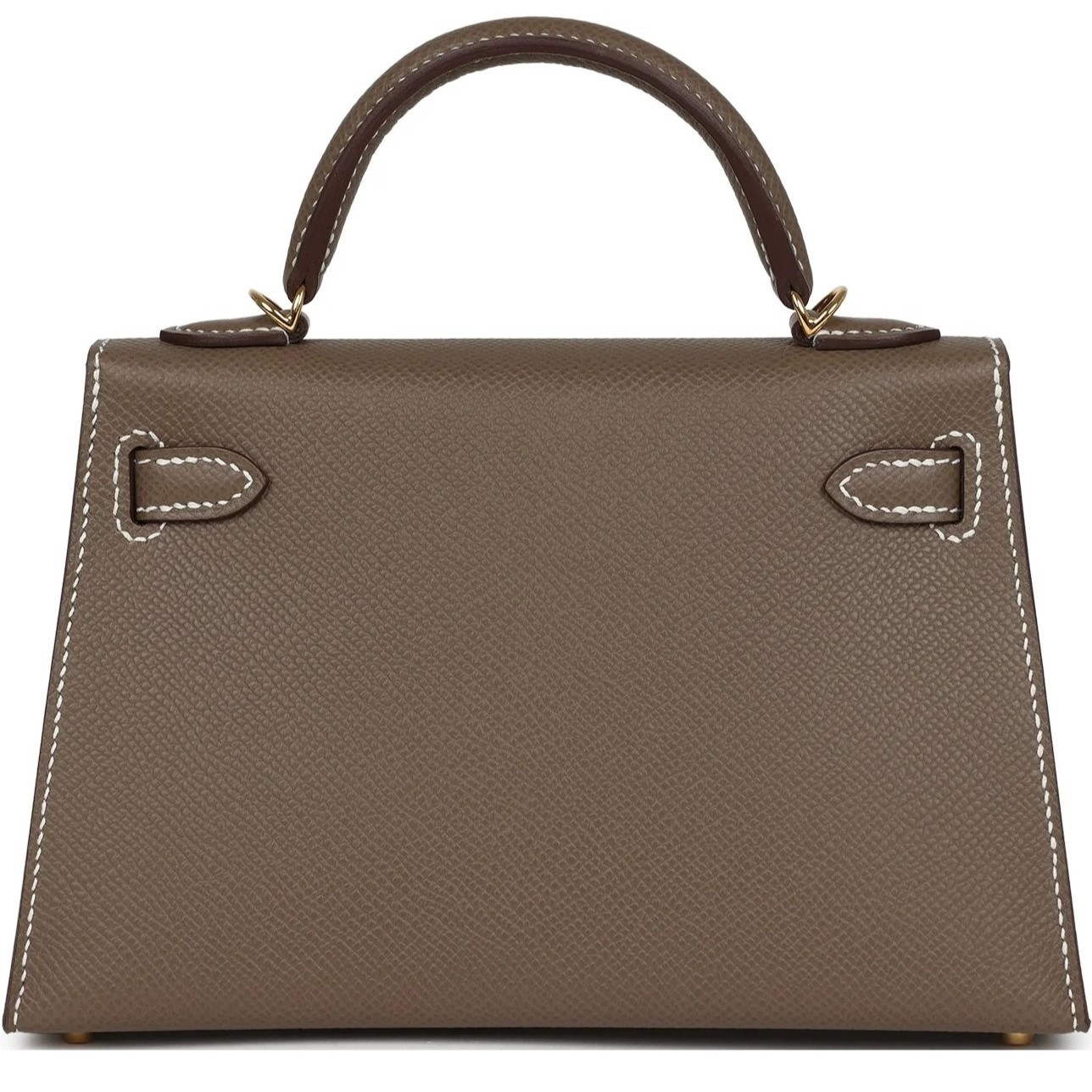 Túi xách Hermès Kelly Sellier 20 Etoupe Epsom Gold Hardware 3