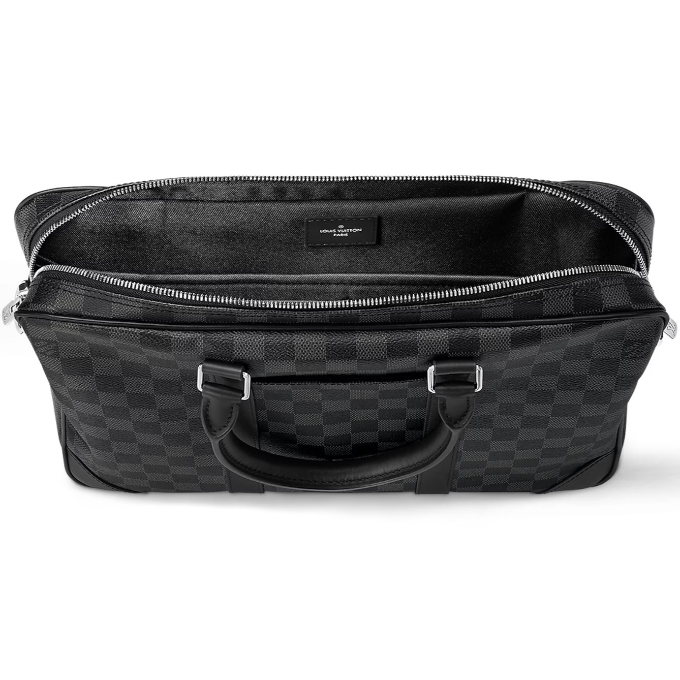 Cặp Xách Tay đeo chéo Công Sở Louis Vuitton Porte-Documents Voyage NM Damier Graphite Canvas N40445 3