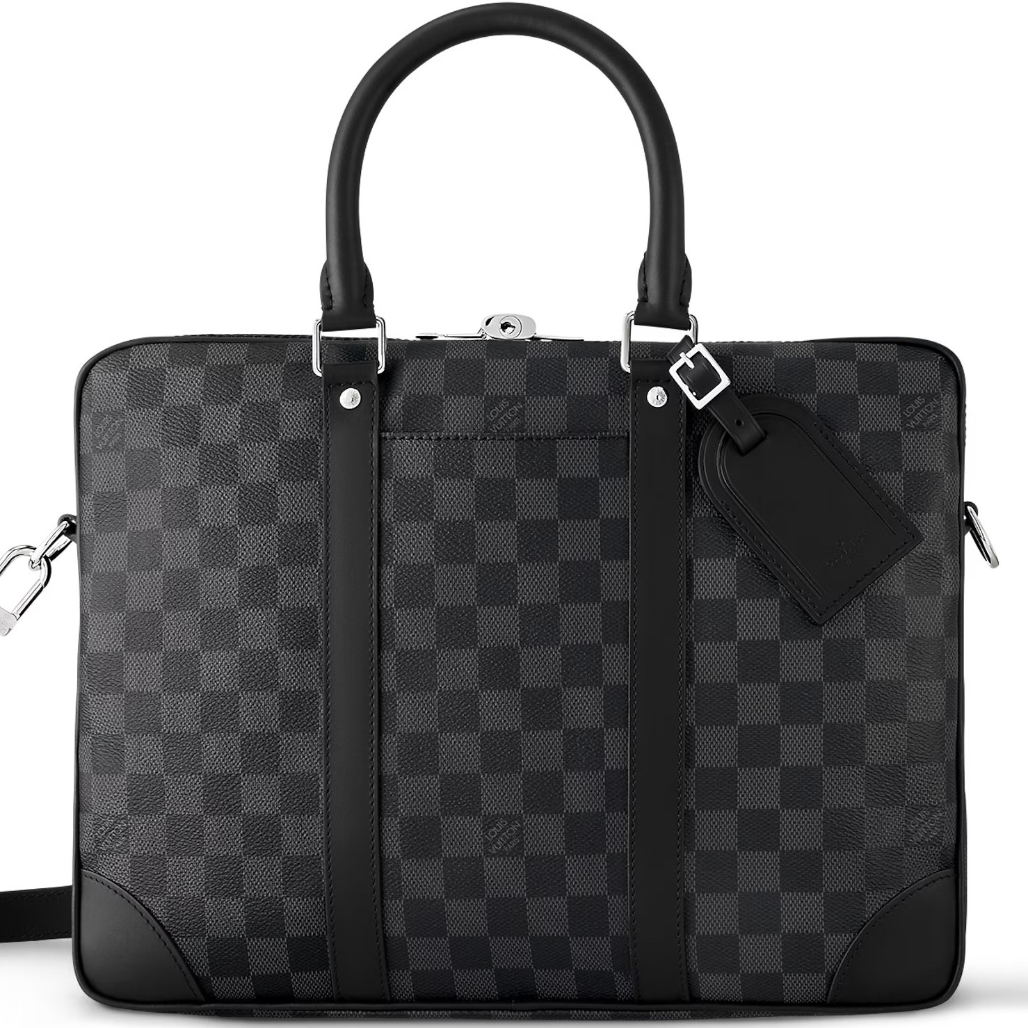 Cặp Xách Tay đeo chéo Công Sở Louis Vuitton Porte-Documents Voyage NM Damier Graphite Canvas N40445 4