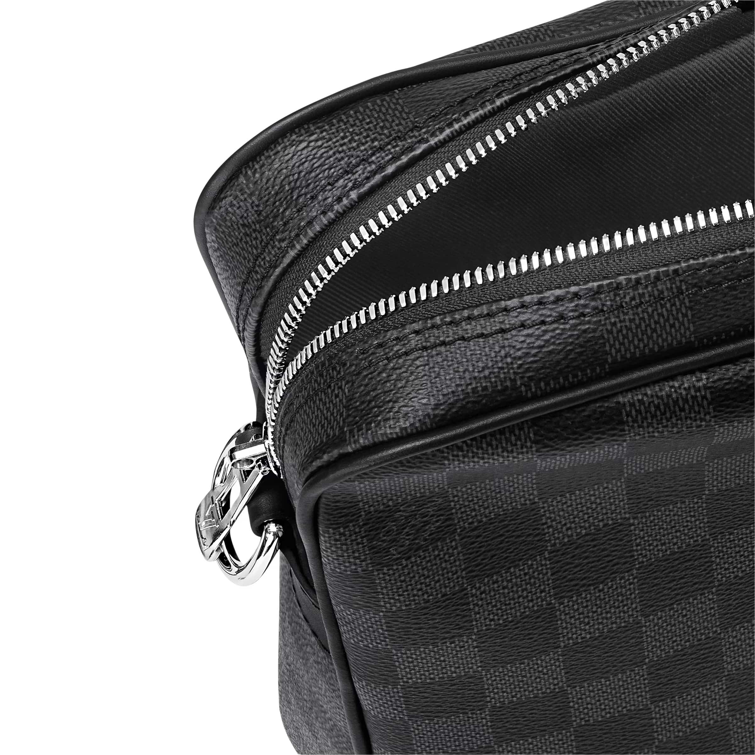 Cặp Xách Tay đeo chéo Công Sở Louis Vuitton Porte-Documents Voyage NM Damier Graphite Canvas N40445 9
