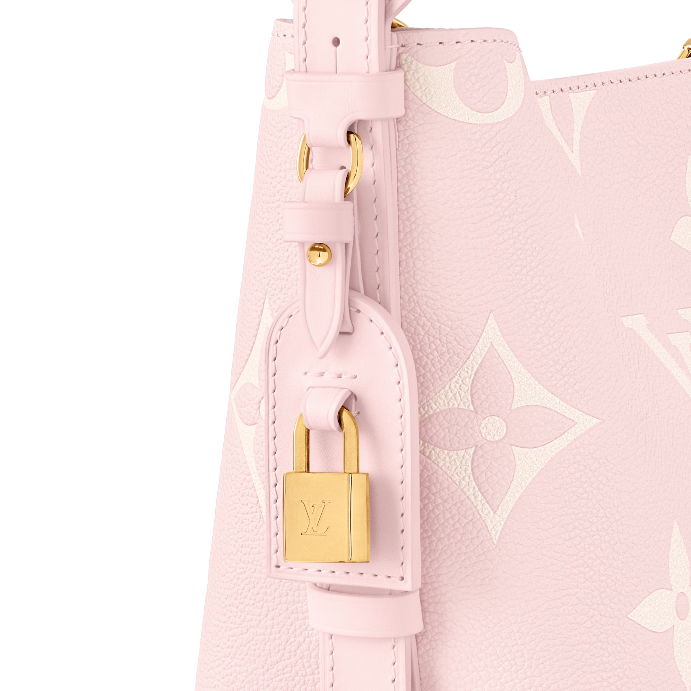 Túi đeo Louis Vuitton All In BB Bicolor Monogram Empreinte Pink Quartz M14356 3
