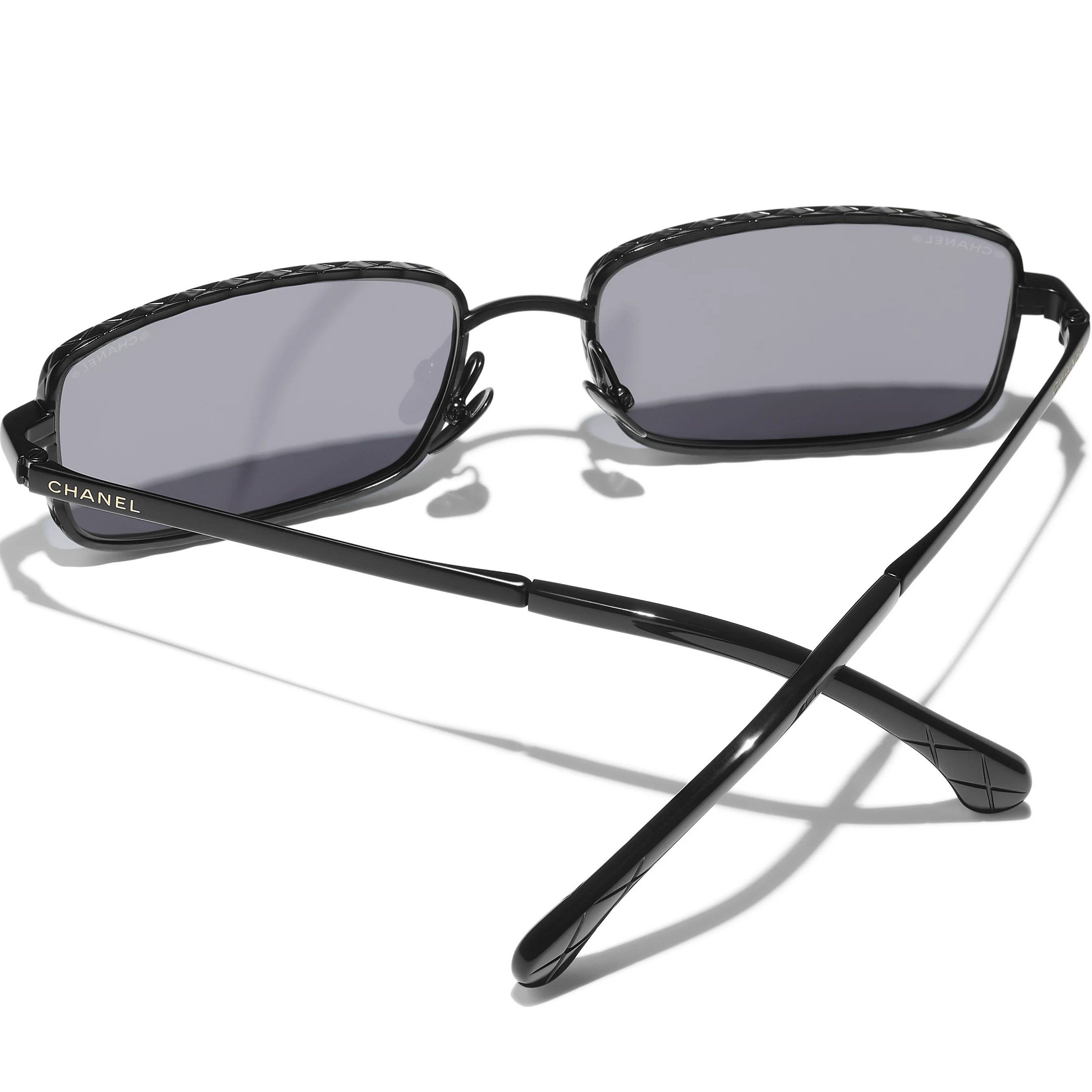 Mắt kính Chanel Rectangle Sunglasses Black 4295 6
