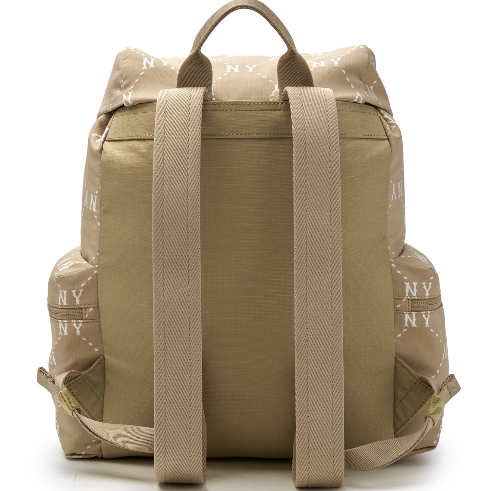 Ba lô MLB Diamond Monogram Sportive Backpack New York Yankees Beige 3ABKM035N-50BGD 7