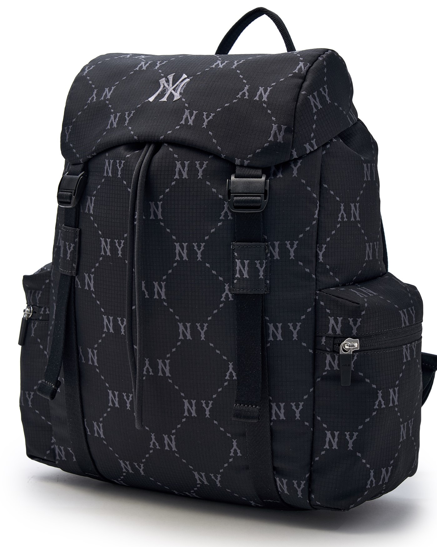Ba lô MLB Diamond Monogram Sportive Backpack New York Yankees Black 3ABKM035N-50BKS 3
